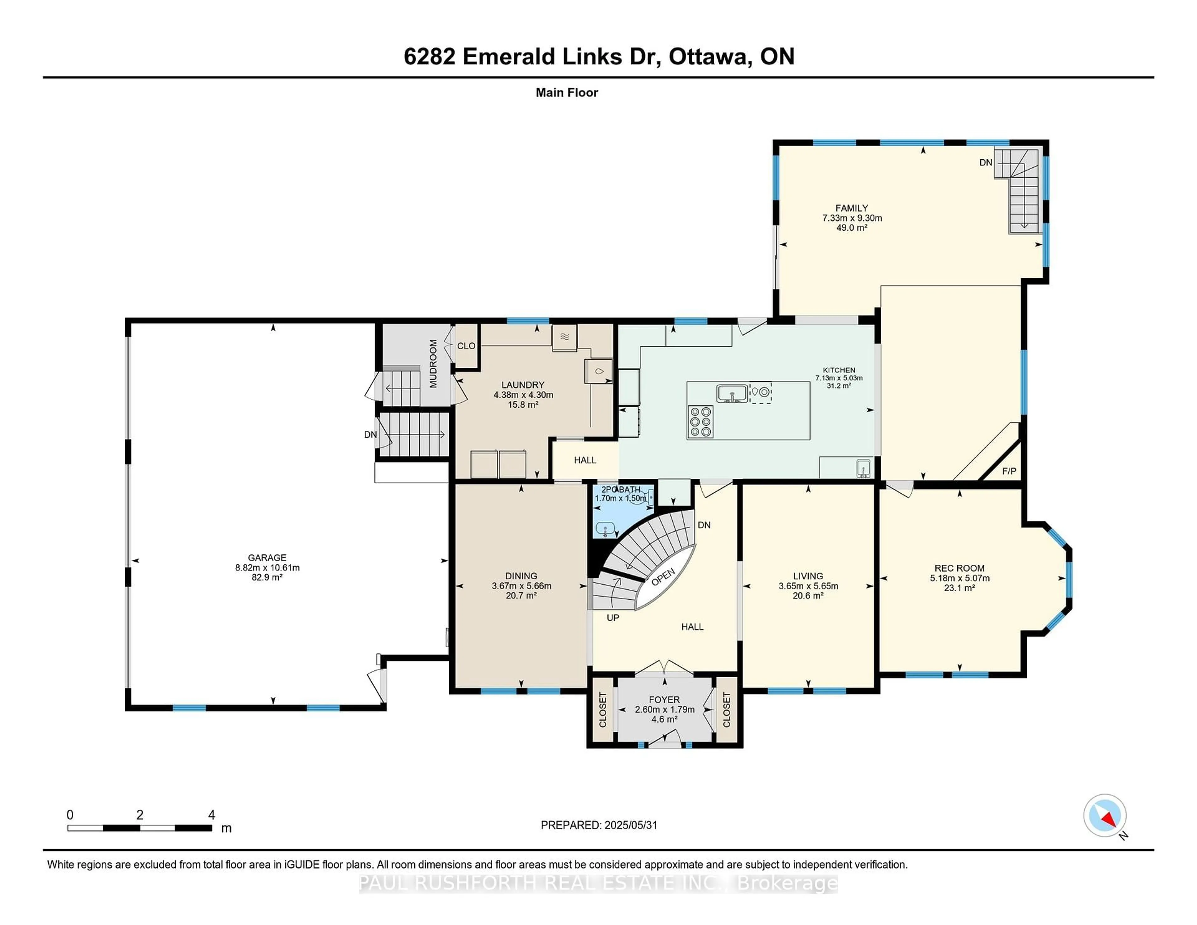 Floor plan for 6282 Emerald Links Dr, Ottawa Ontario K4P 1M4