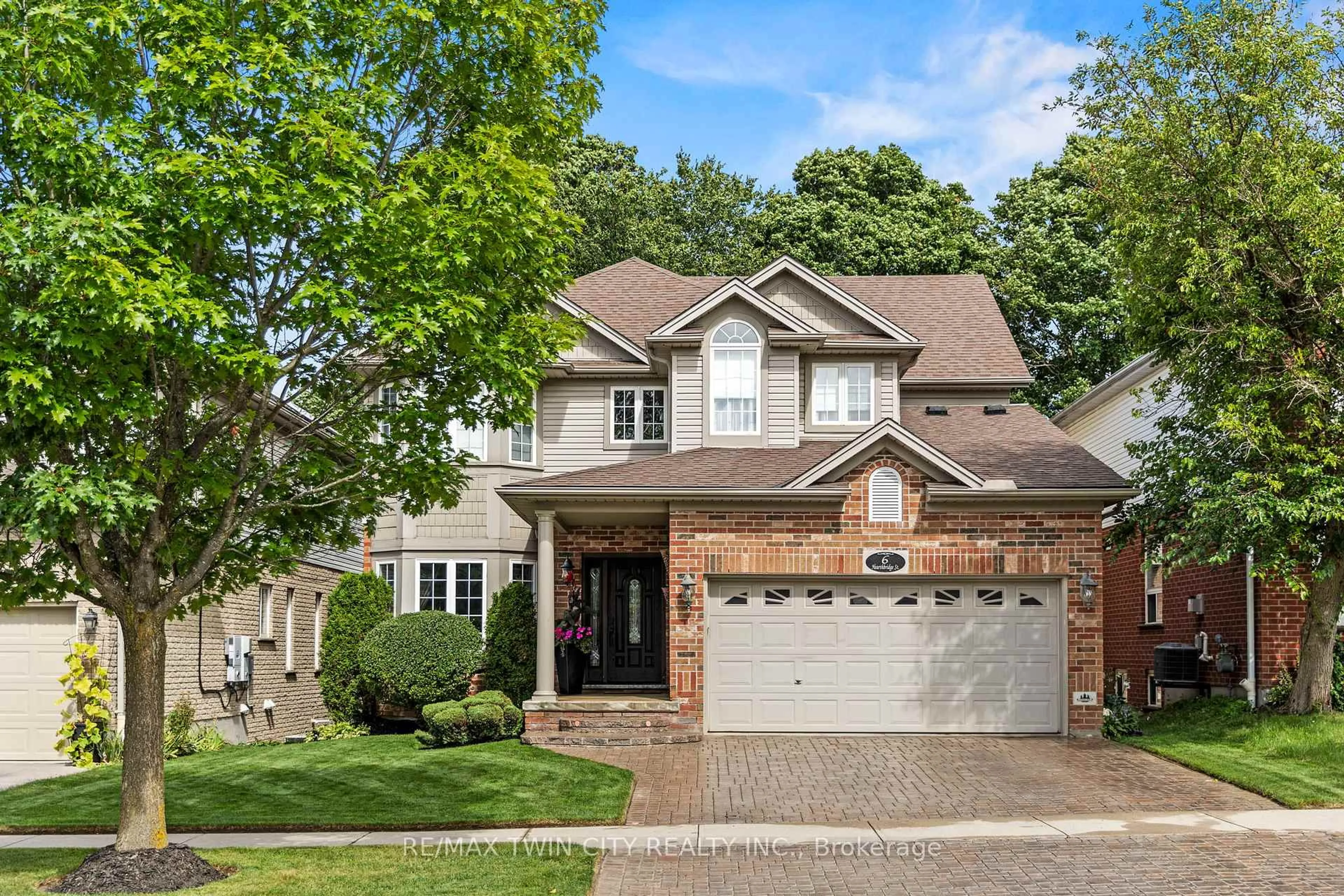 Home with brick exterior material, street for 6 Hearthbridge St, Kitchener Ontario N2R 1L5