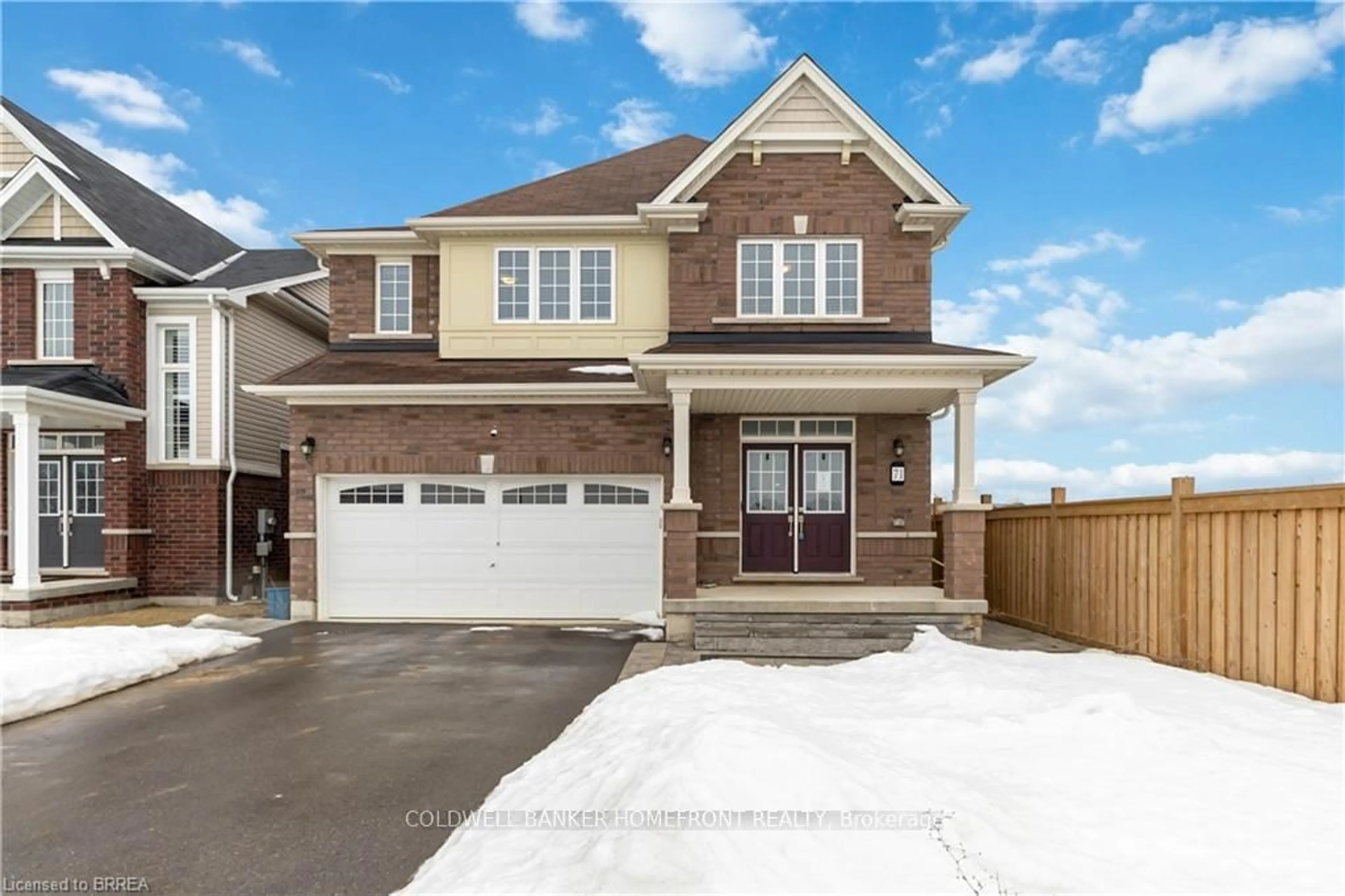 Home with brick exterior material, street for 71 Anderson Rd, Brantford Ontario N3T 5L5