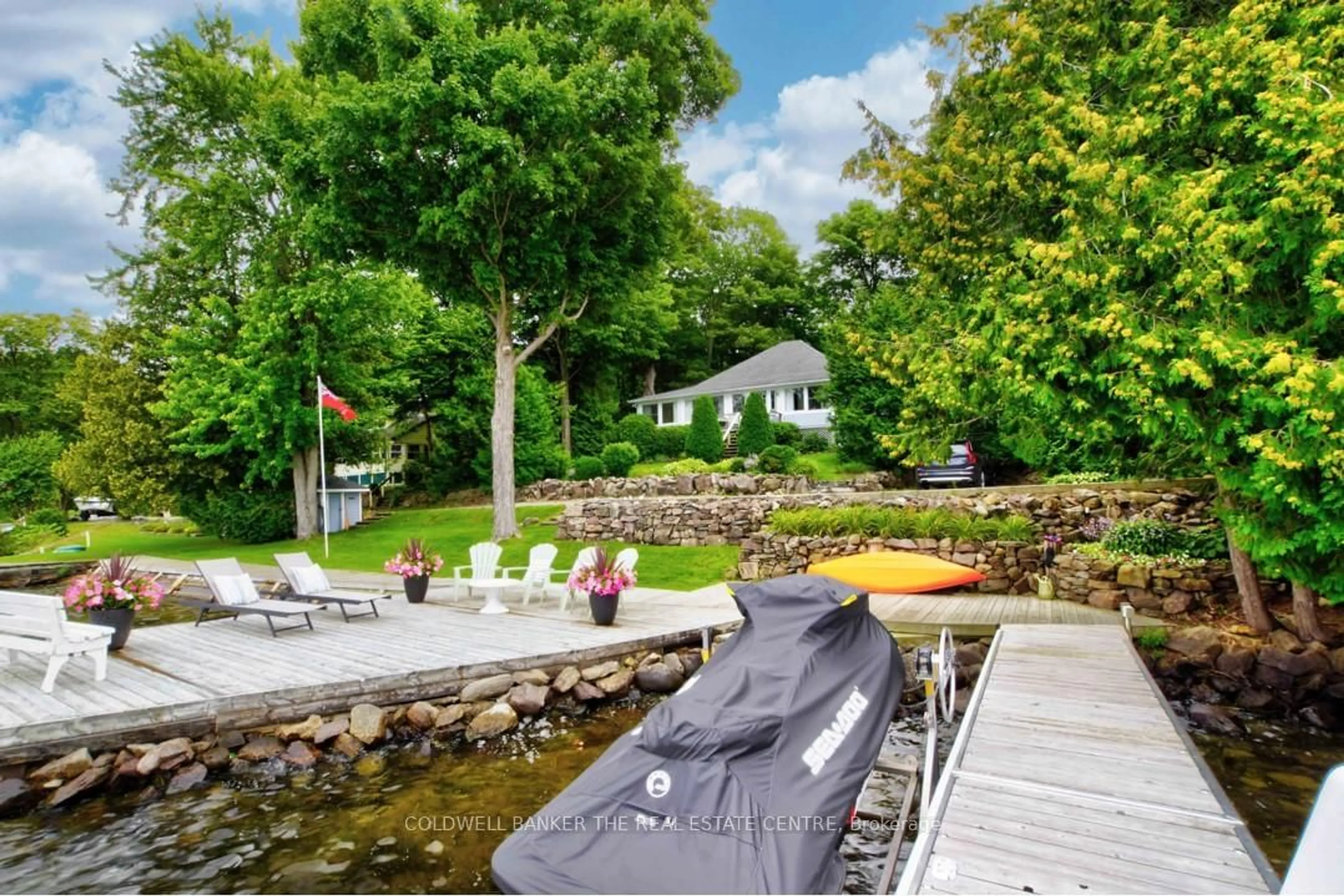 Patio, water/lake/river/ocean view for 85 Grove Rd, Kawartha Lakes Ontario K0M 1N0