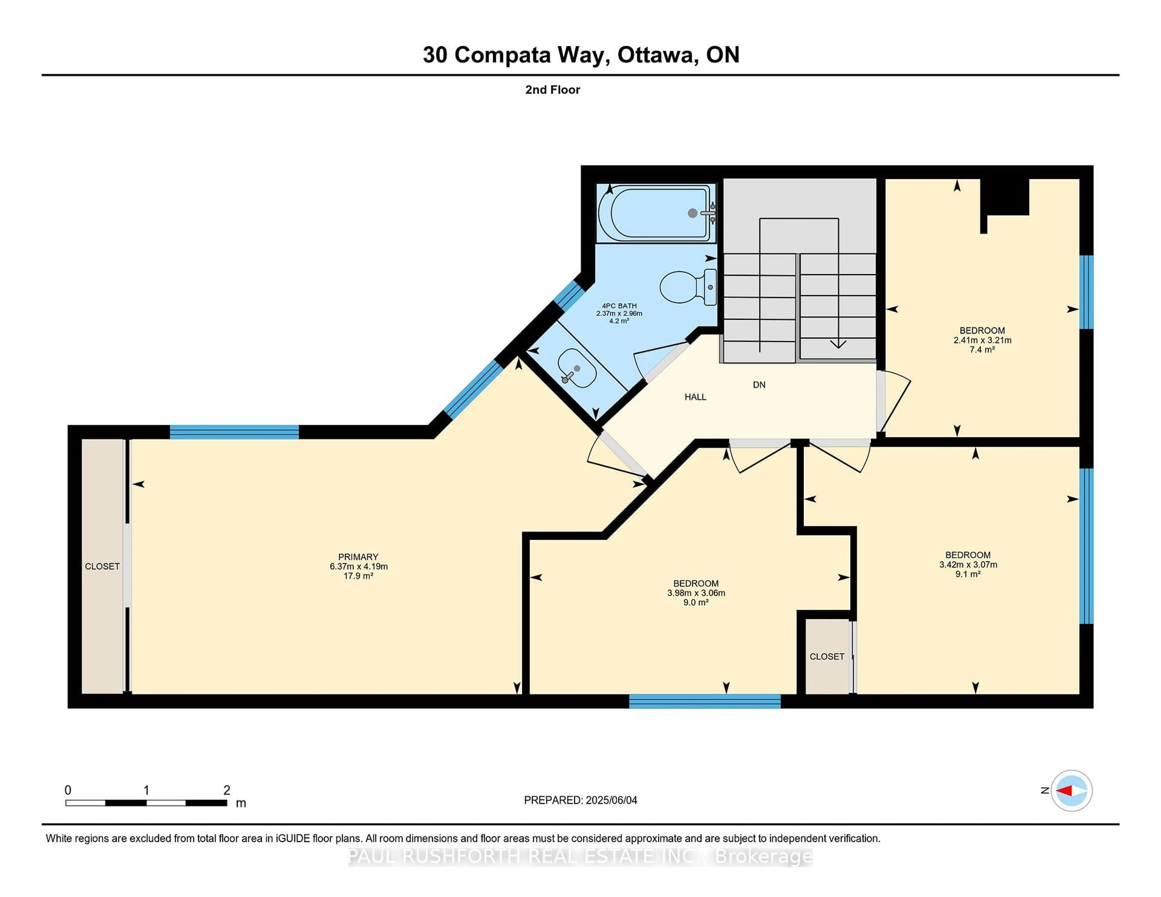 Floor plan for 30 Compata Way, Gloucester Ontario K1B 4W9