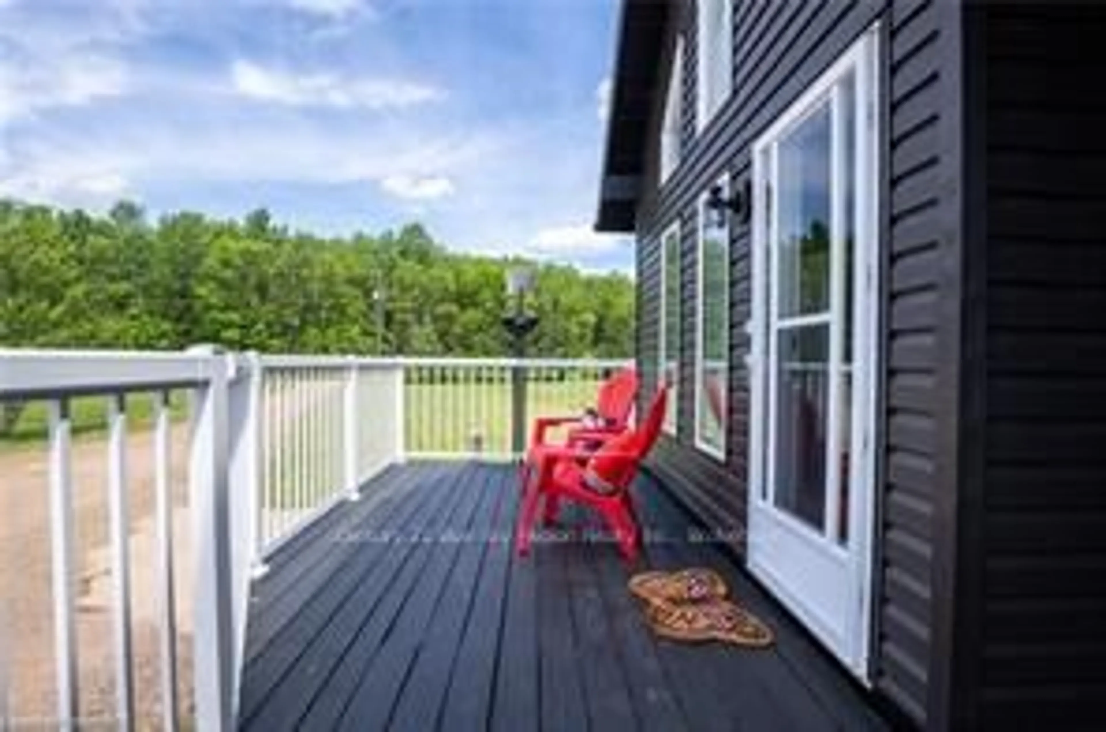 Patio, water/lake/river/ocean view for 78 Papineau Rd, Papineau-Cameron Ontario P0H 1V0