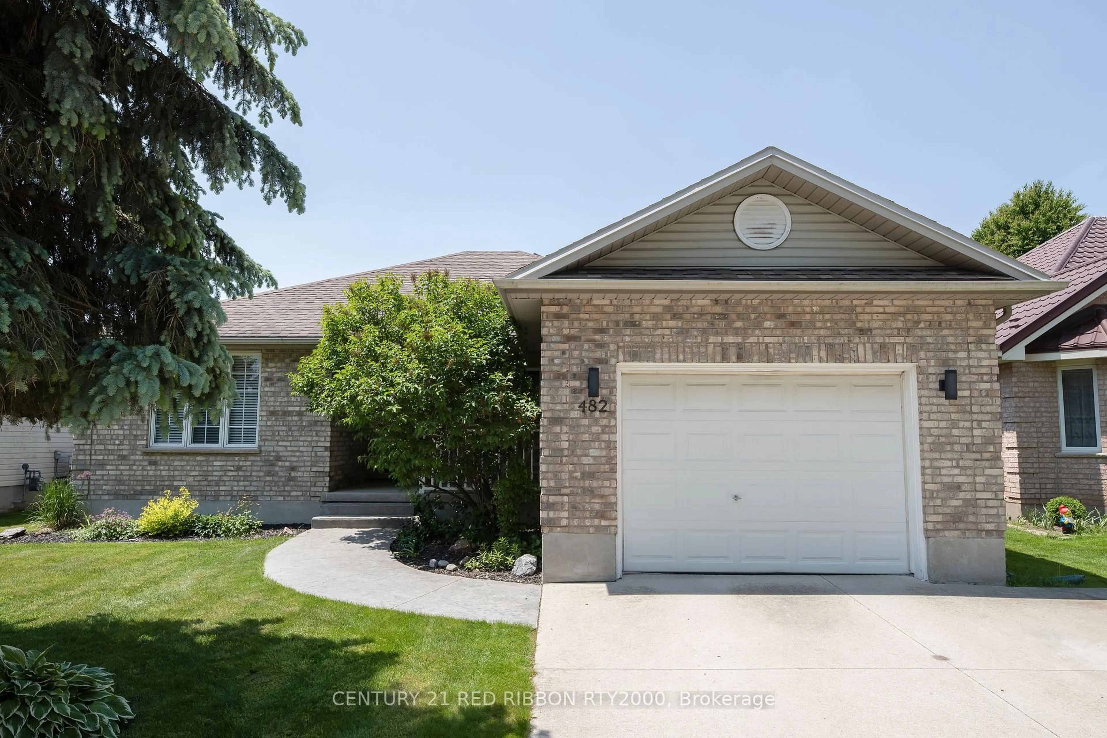 Home with brick exterior material, street for 482 Riverview Dr, Strathroy-Caradoc Ontario N7G 4B3