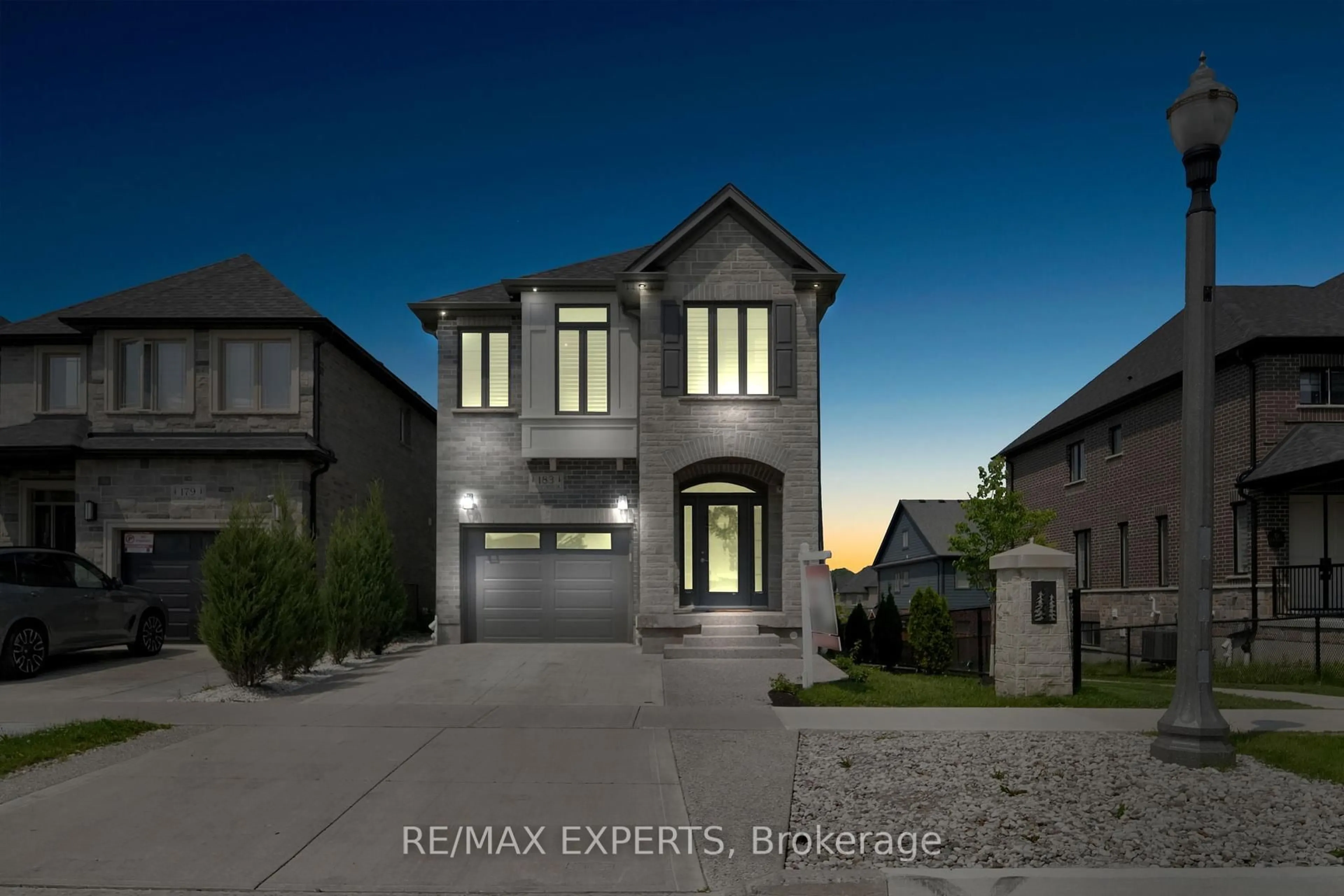 Home with brick exterior material, street for 183 Forest Creek Dr, Kitchener Ontario N2P 2R3