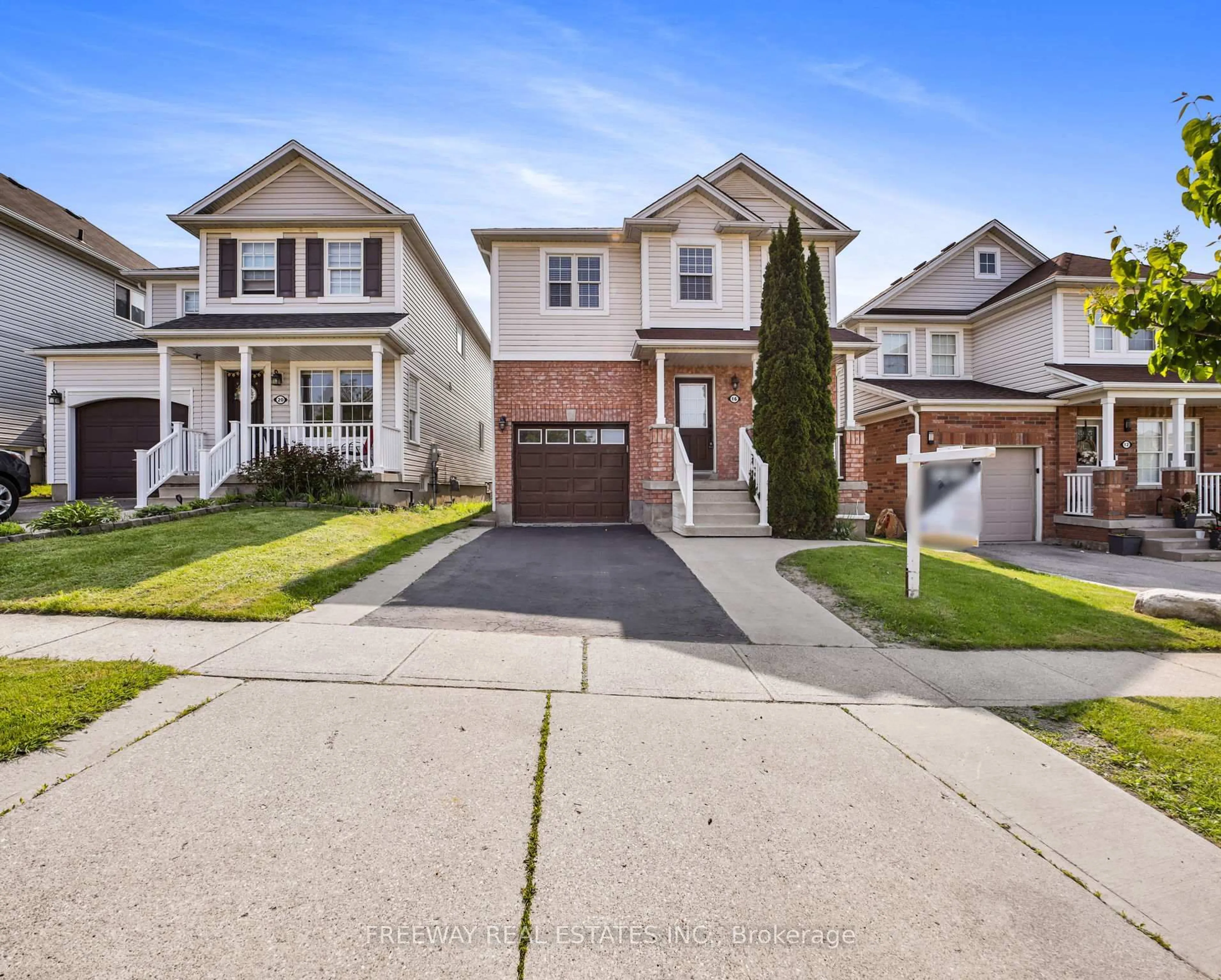 Home with brick exterior material, street for 16 Swift Cres, Cambridge Ontario N1P 1J9