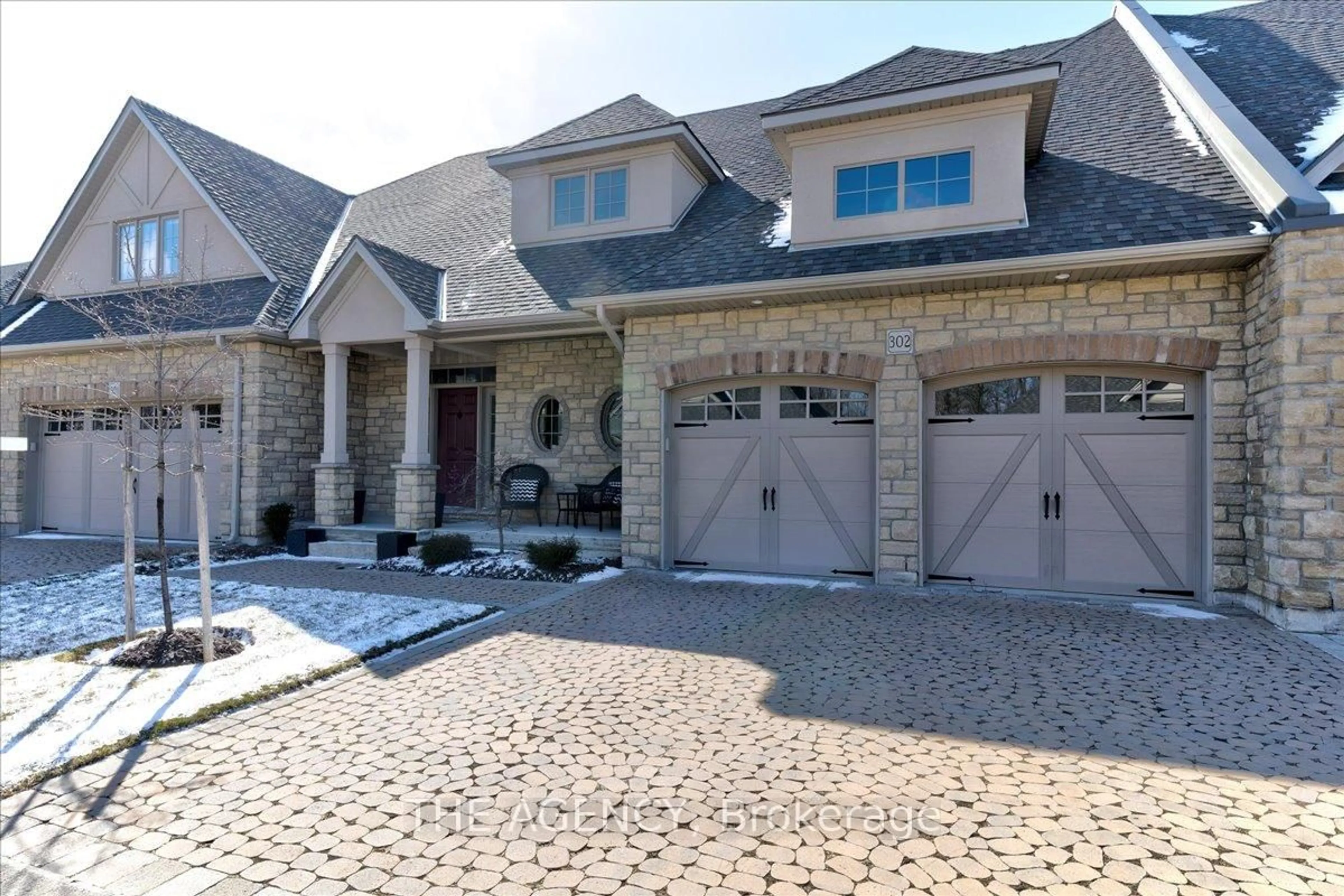 Home with brick exterior material, street for 5 Wood Haven Dr #302, Tillsonburg Ontario N4G 0A8