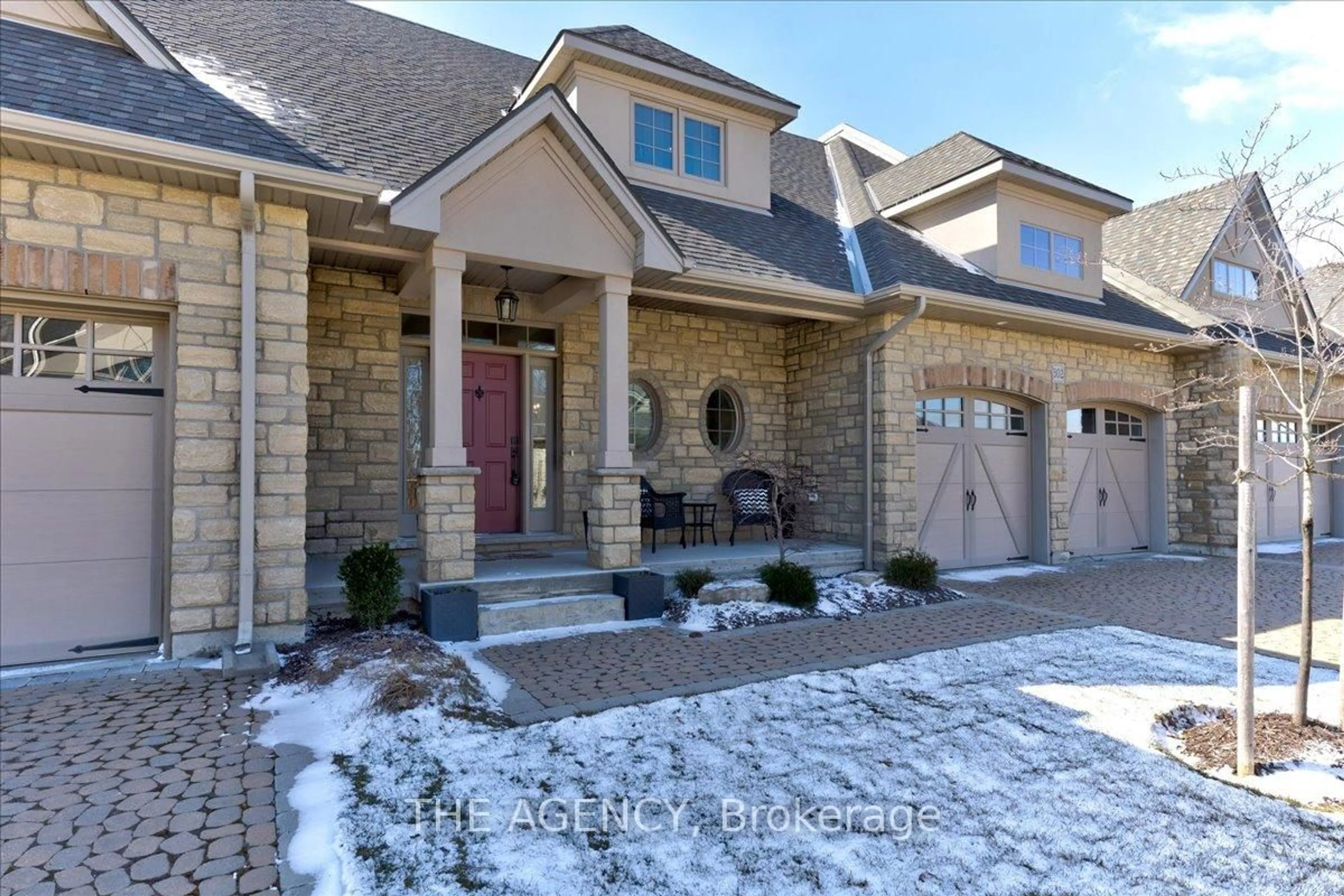 Home with brick exterior material, street for 5 Wood Haven Dr #302, Tillsonburg Ontario N4G 0A8