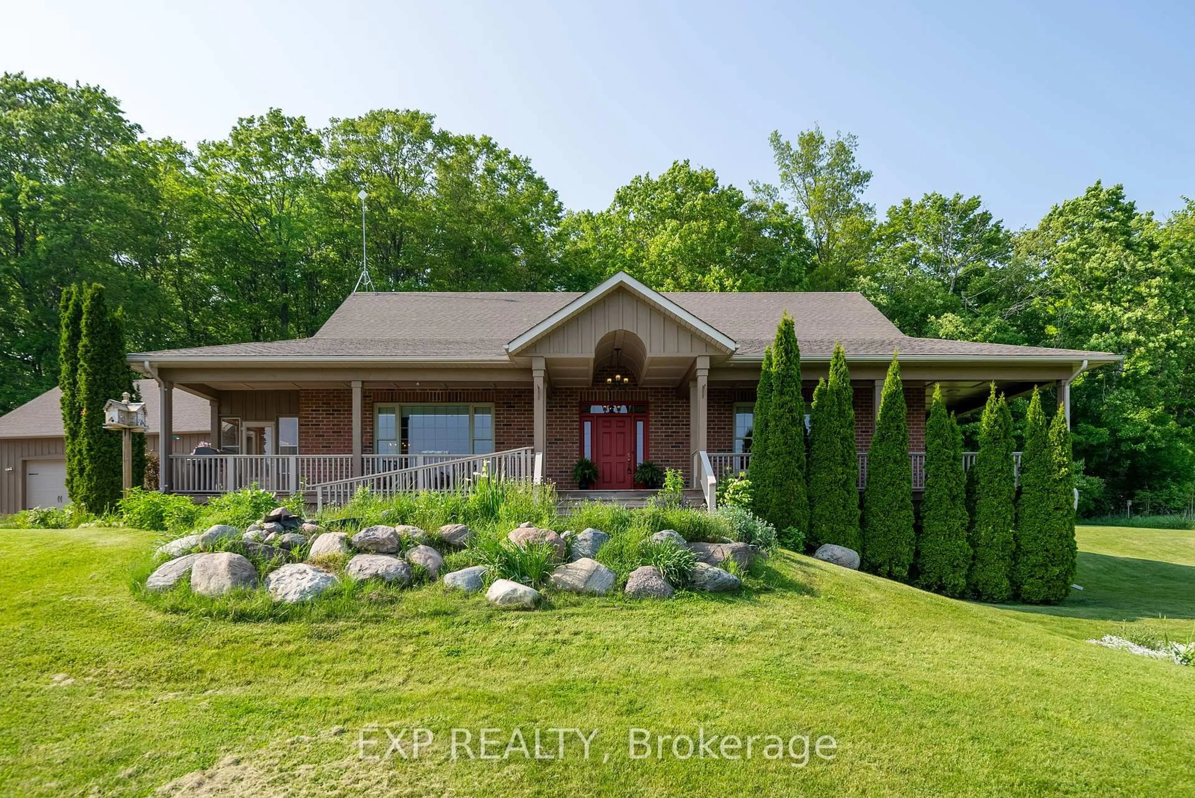 Home with brick exterior material, water/lake/river/ocean view for 10326 Community Centre Rd, Alnwick/Haldimand Ontario K0K 1C0