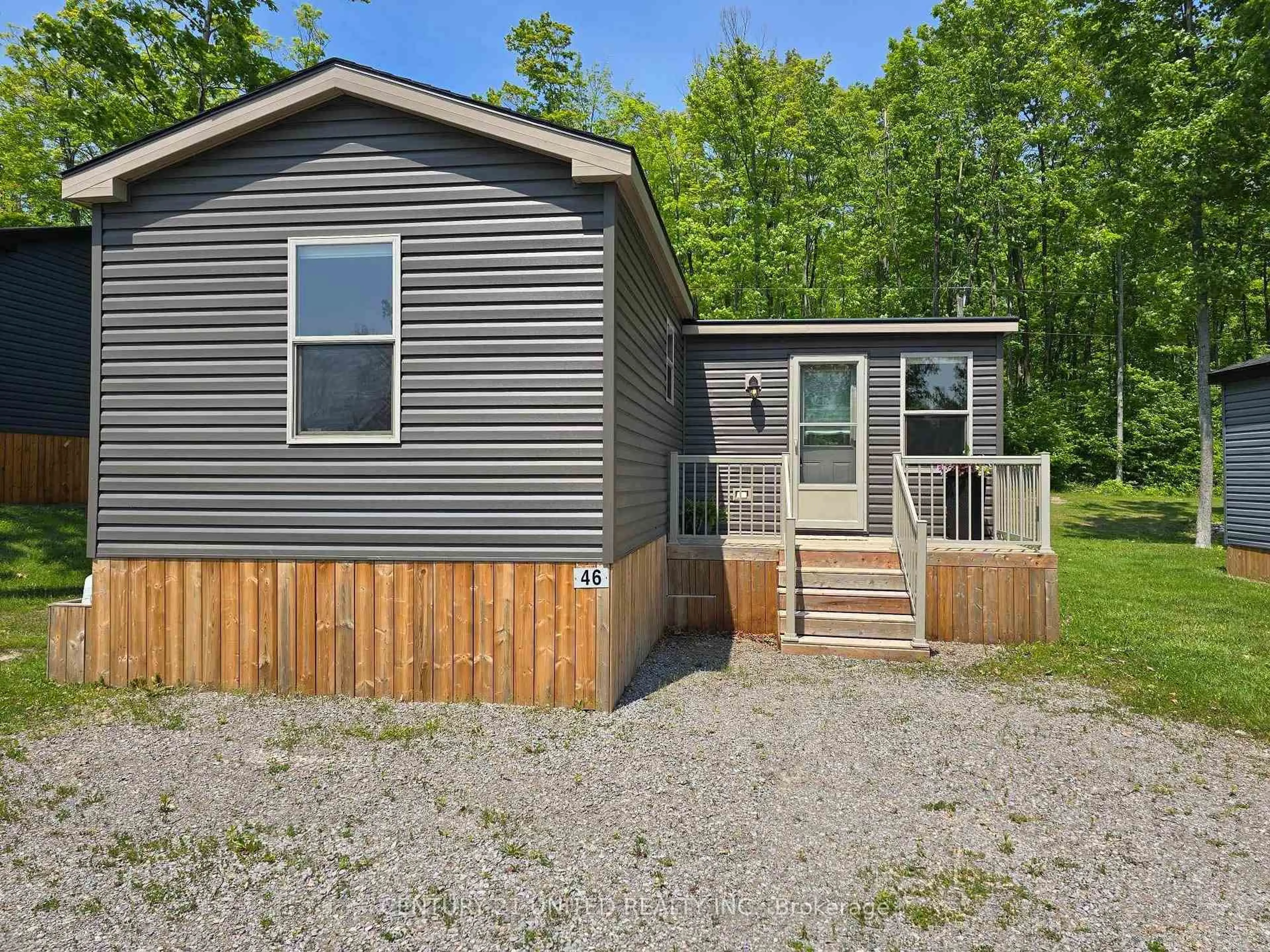 Home with vinyl exterior material, street for 1235 Villiers Line #46, Otonabee-South Monaghan Ontario K0L 2G0
