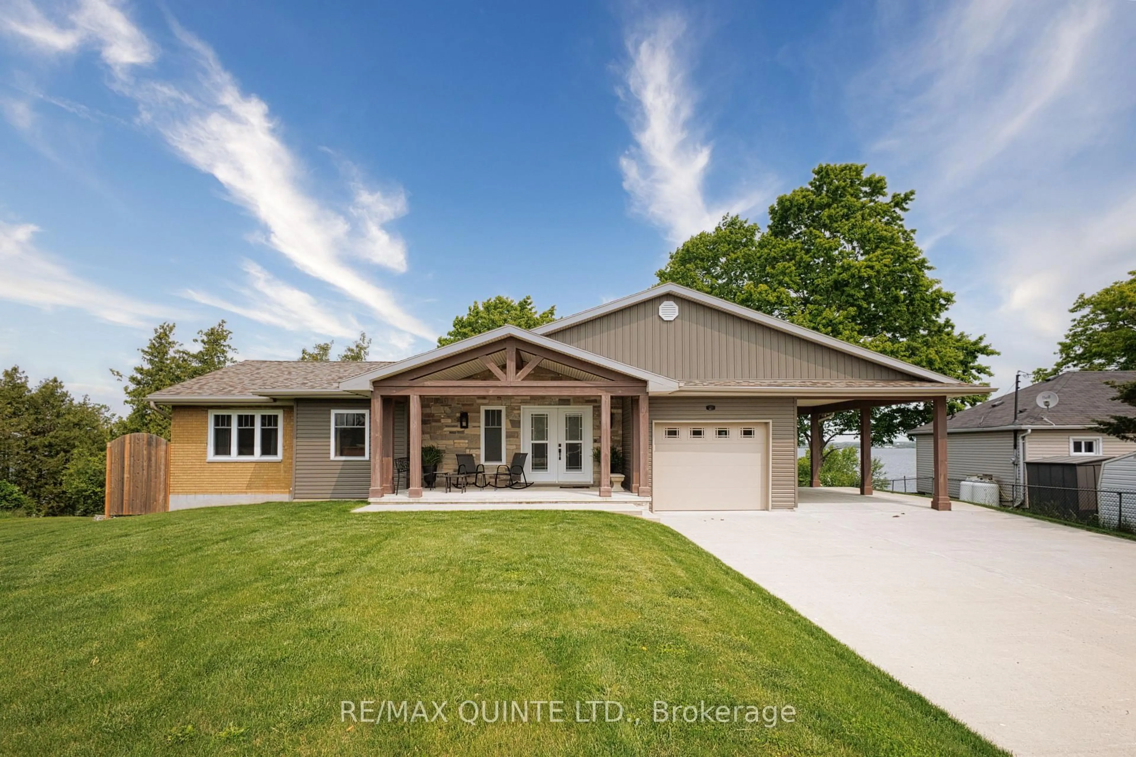 Home with vinyl exterior material, street for 3400 County Road 3, Prince Edward County Ontario K0K 1L0