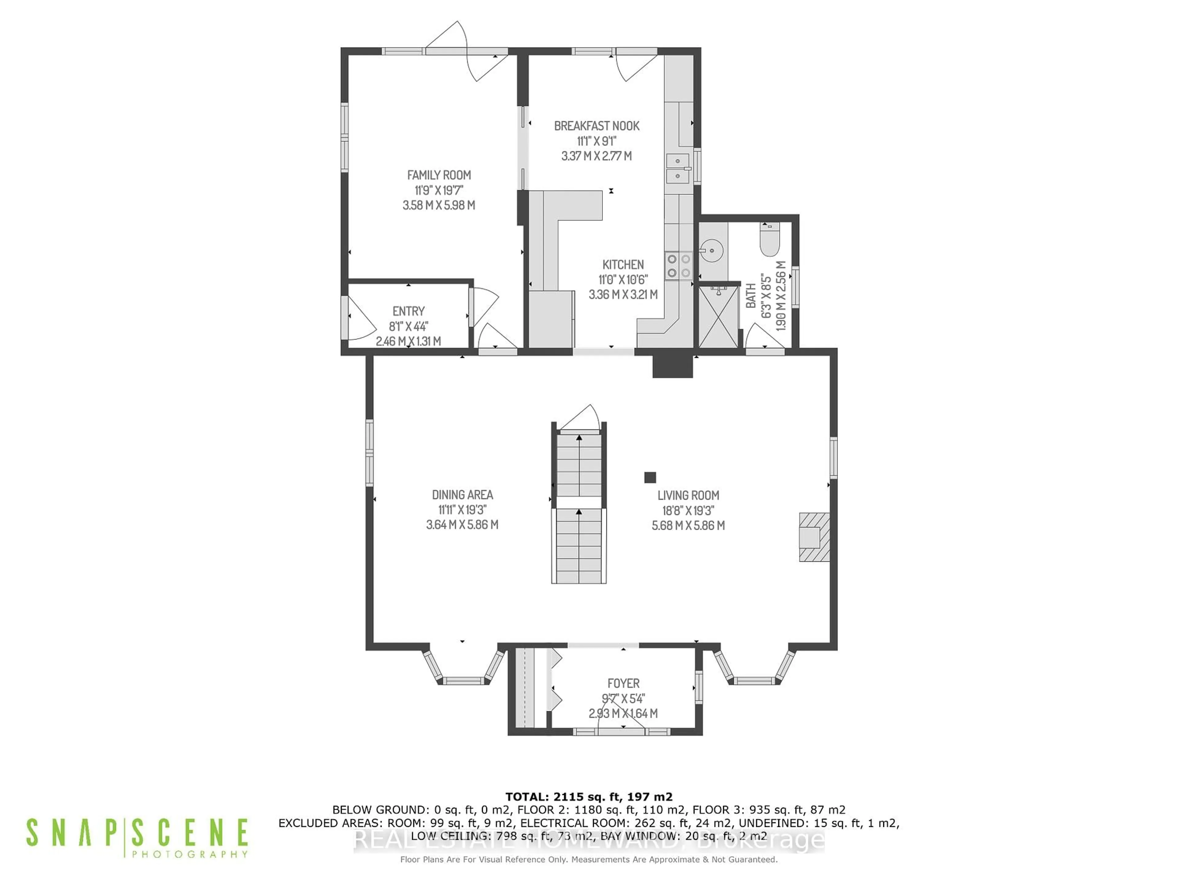 Floor plan for 64 Academy St, Hamilton Ontario L9G 2Y1