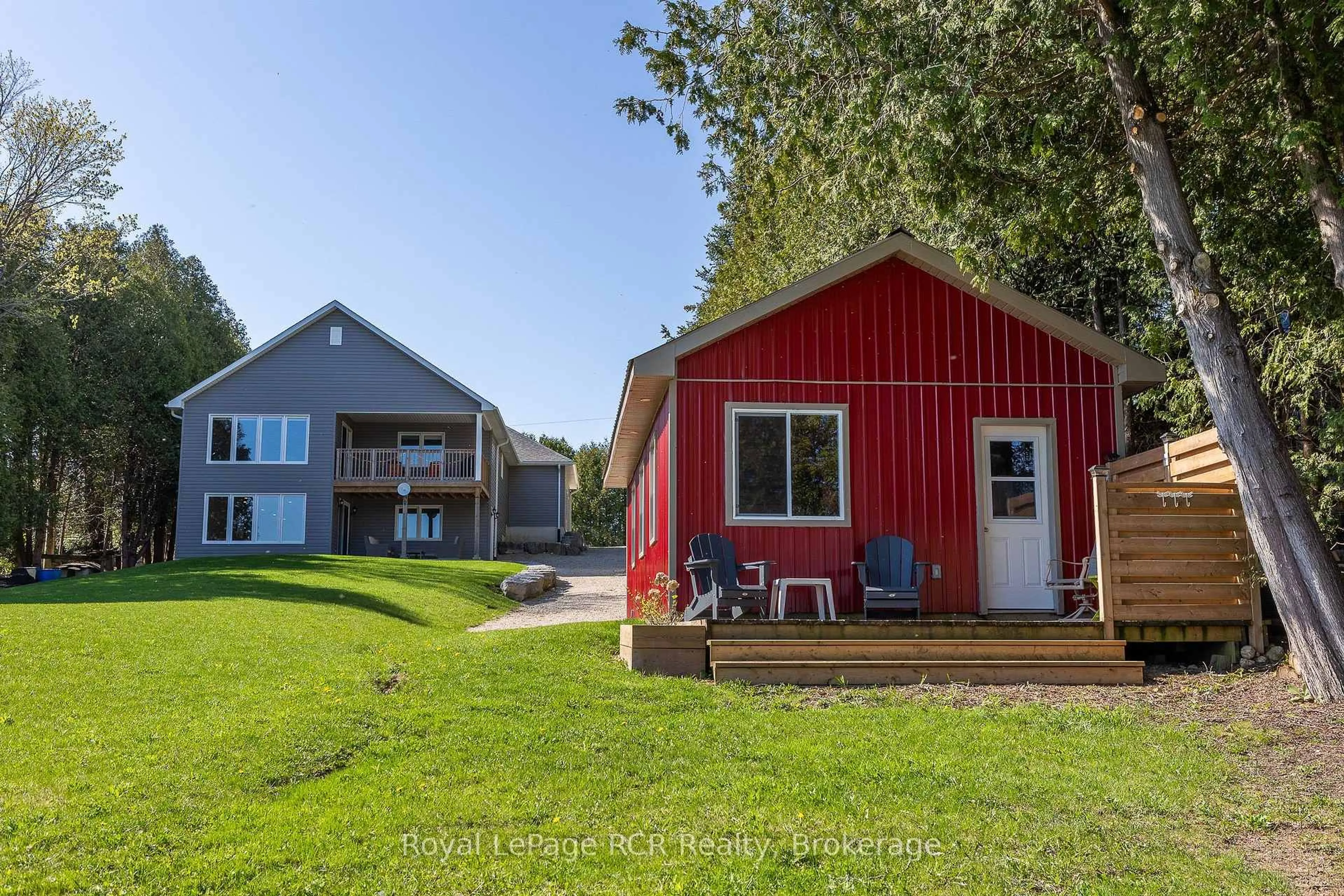Patio, water/lake/river/ocean view for 474825 Townsend Lake Rd, West Grey Ontario N0C 1H0