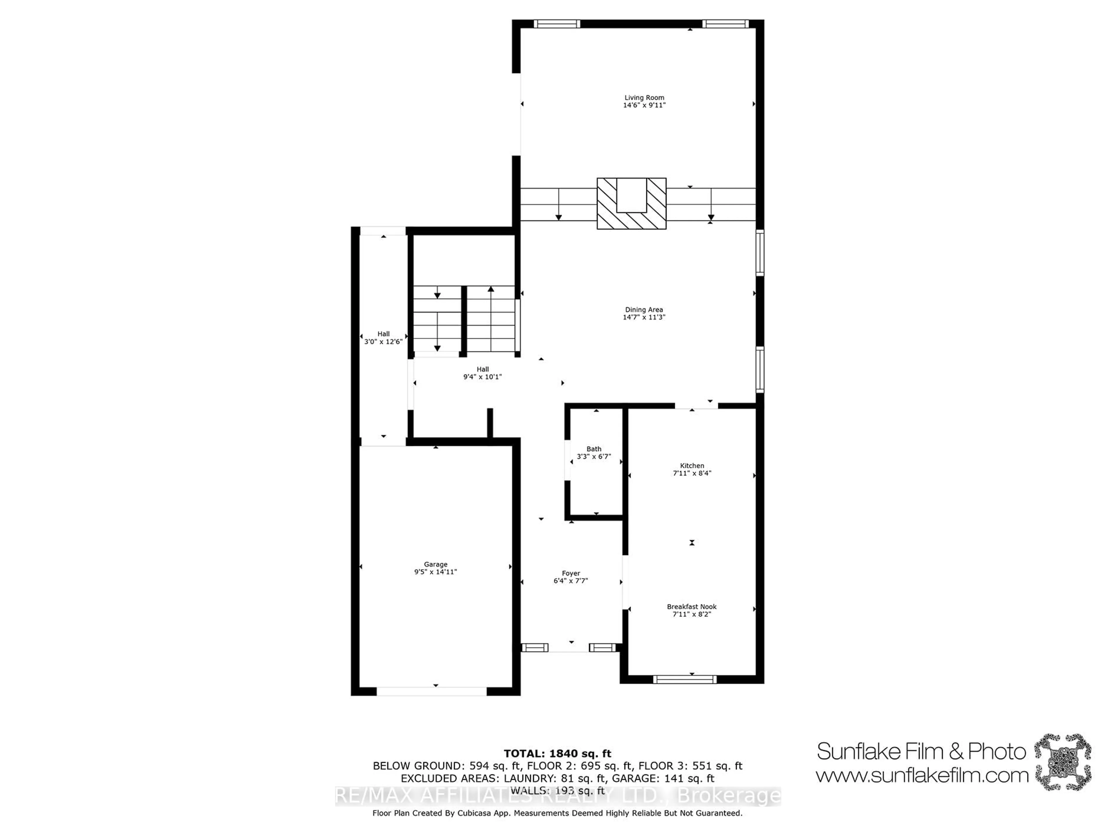 Floor plan for 1138 STE AGATHE Park, Ottawa Ontario K1C 2B5