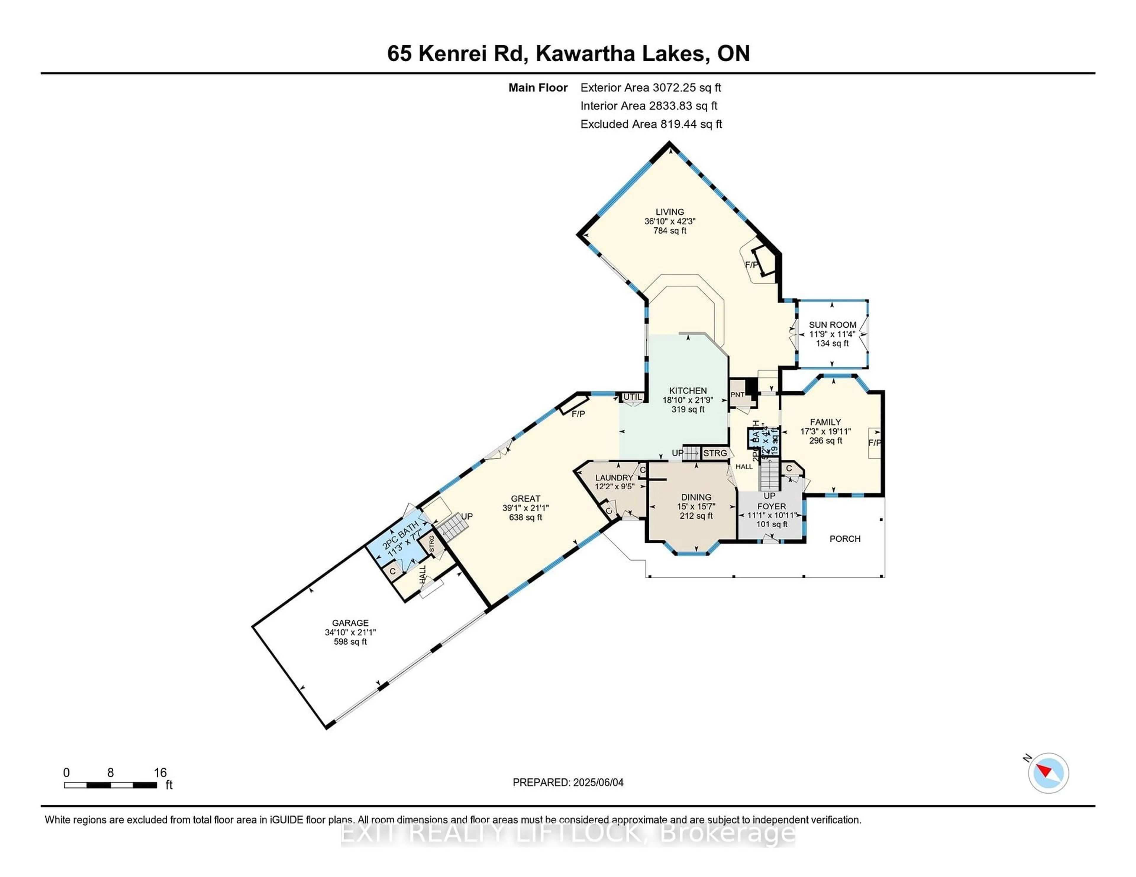 Floor plan for 65 Kenrei Rd, Kawartha Lakes Ontario K9V 4R1