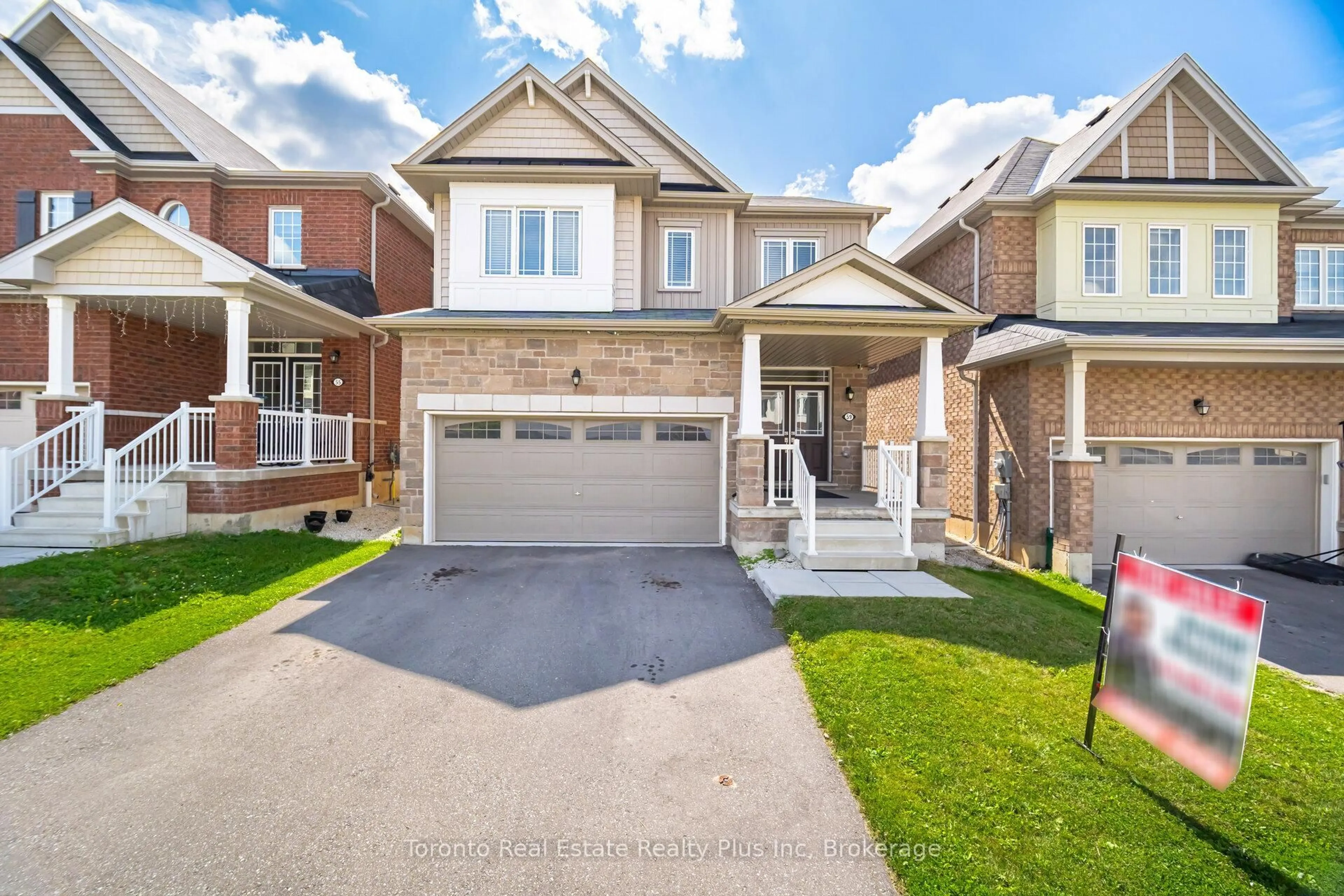 Home with brick exterior material, street for 59 Stamford St, Woolwich Ontario N0B 1M0