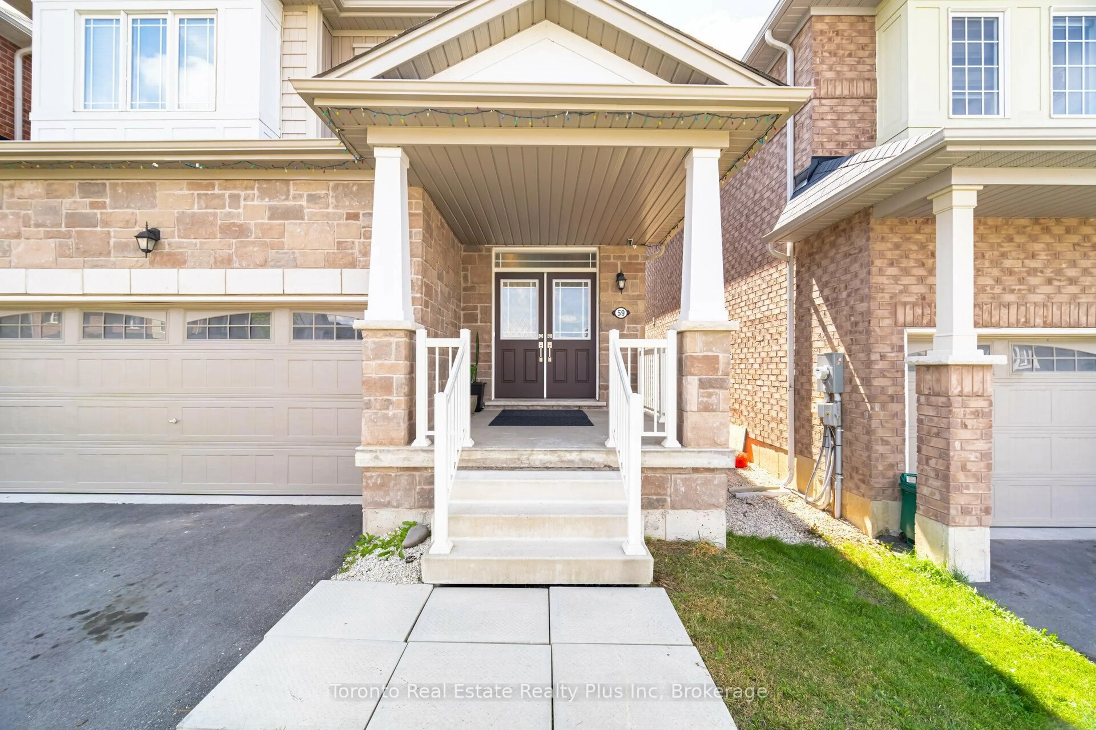 Home with brick exterior material, street for 59 Stamford St, Woolwich Ontario N0B 1M0