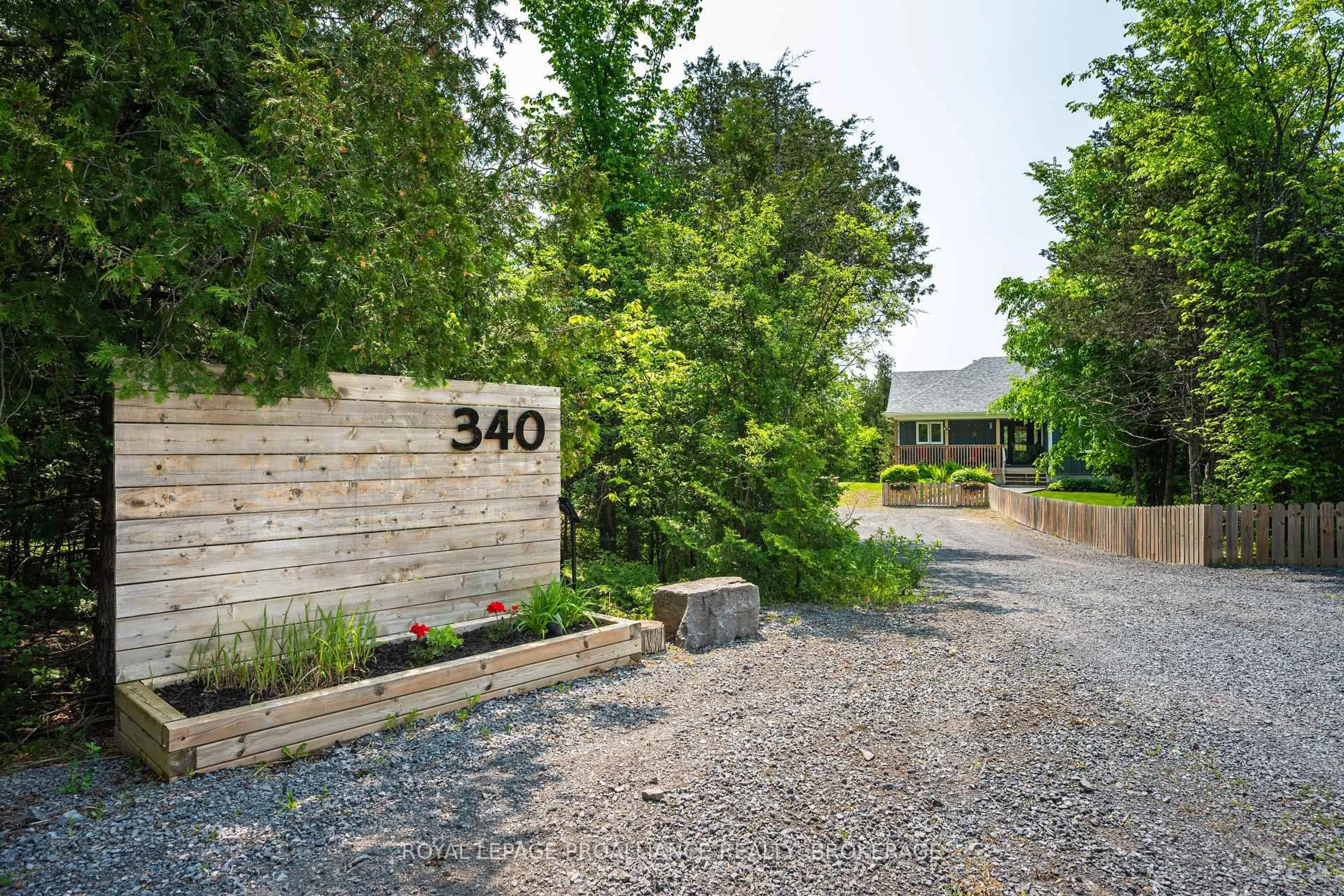 Patio, street for 340 Cutler Rd, Yarker Ontario K0K 3N0