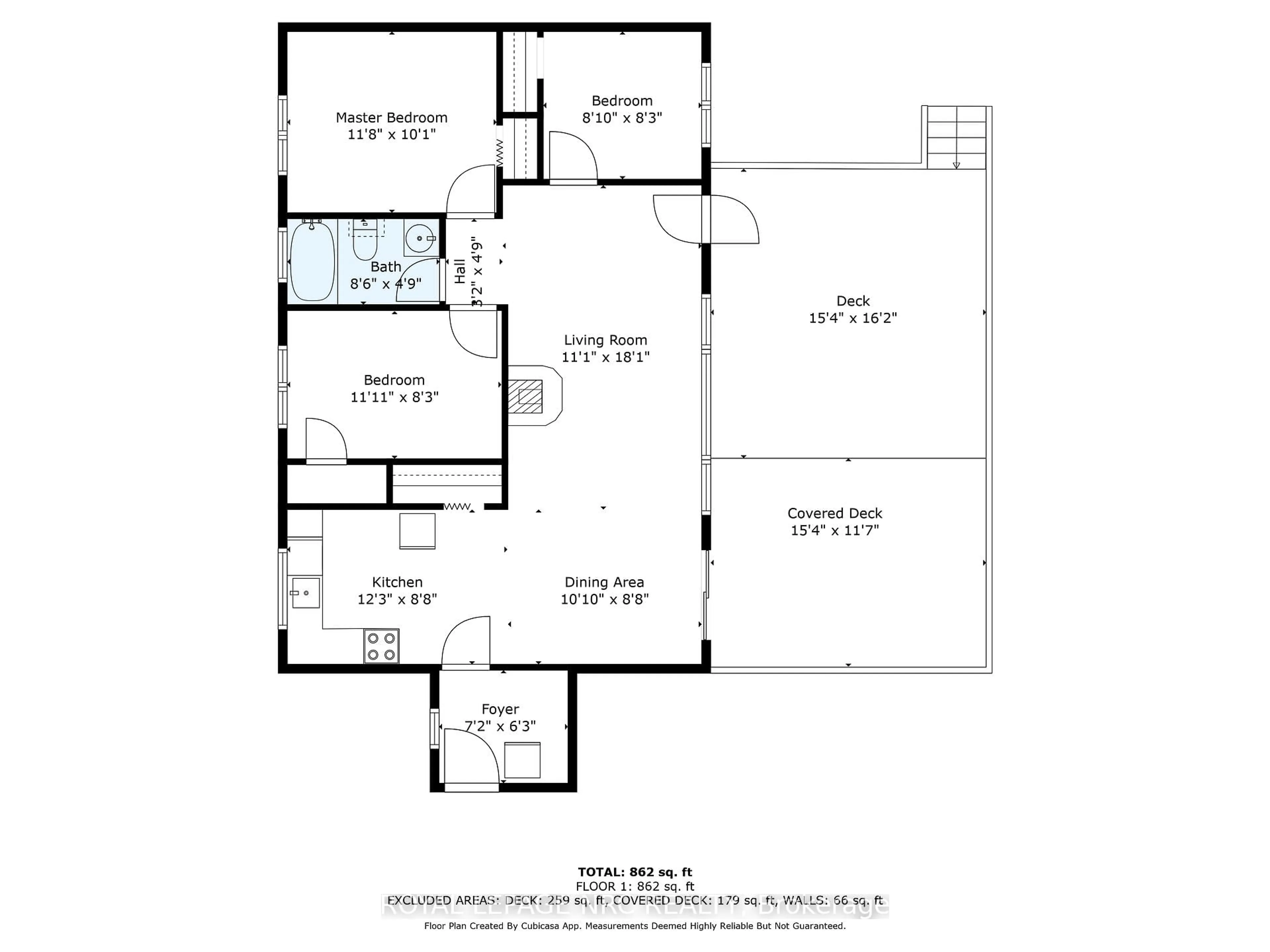 Floor plan for 283 Salmon Lake Rd, Seguin Ontario P2A 2W8
