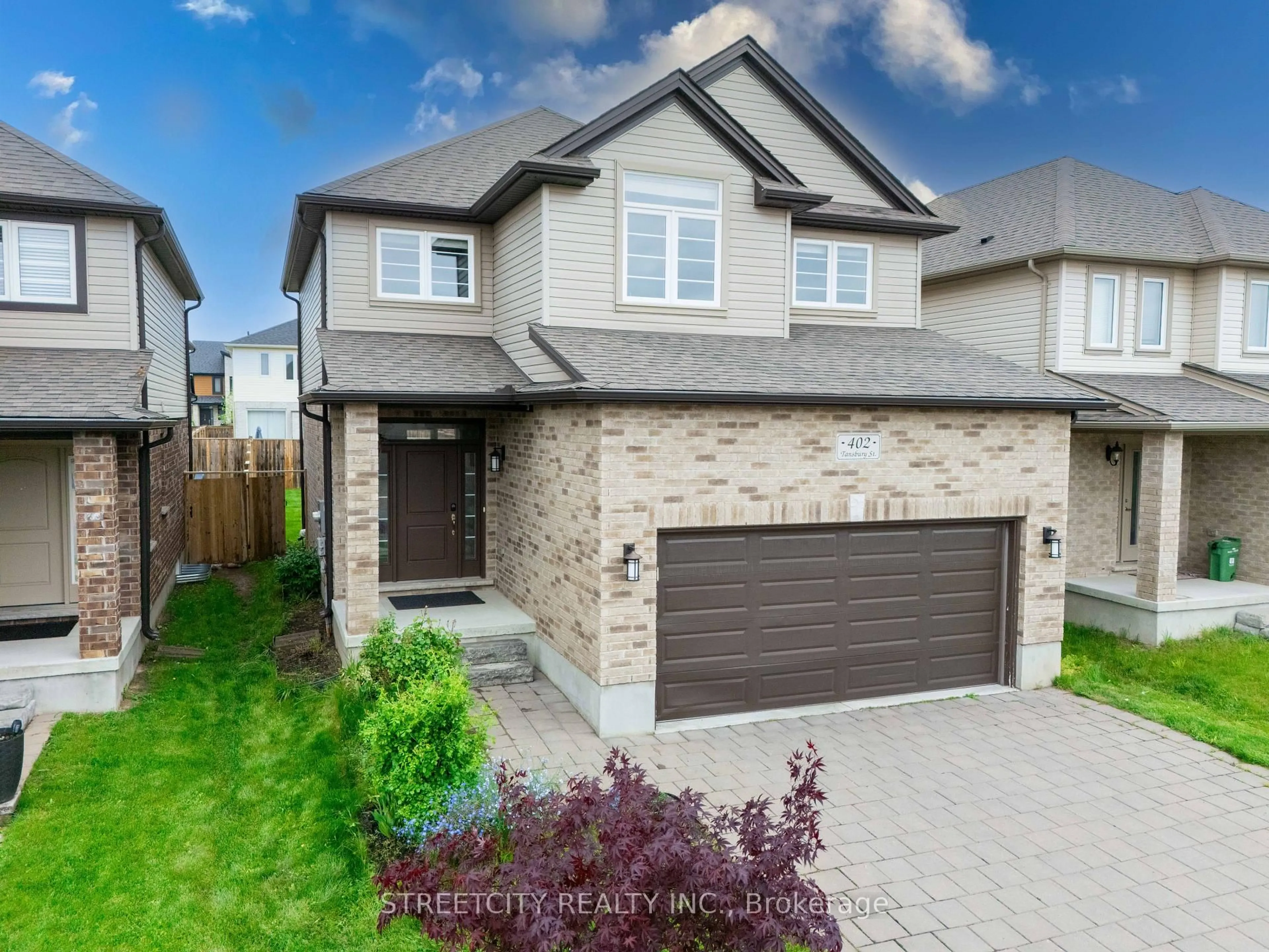 Home with brick exterior material, street for 402 TANSBURY St, London North Ontario N6G 0R6