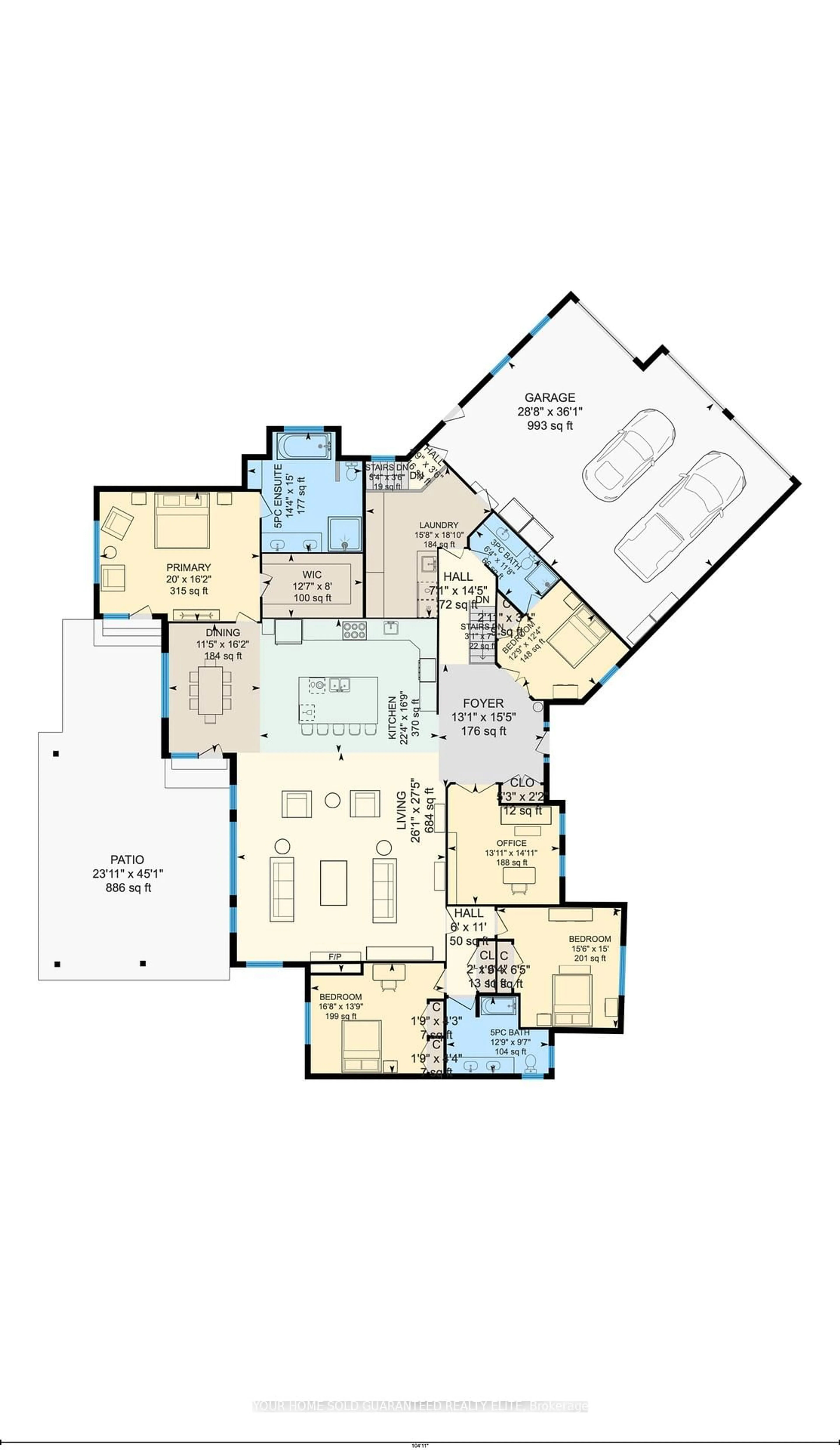 Floor plan for 5368 Twenty Mile Rd, West Lincoln Ontario L0R 1Y0