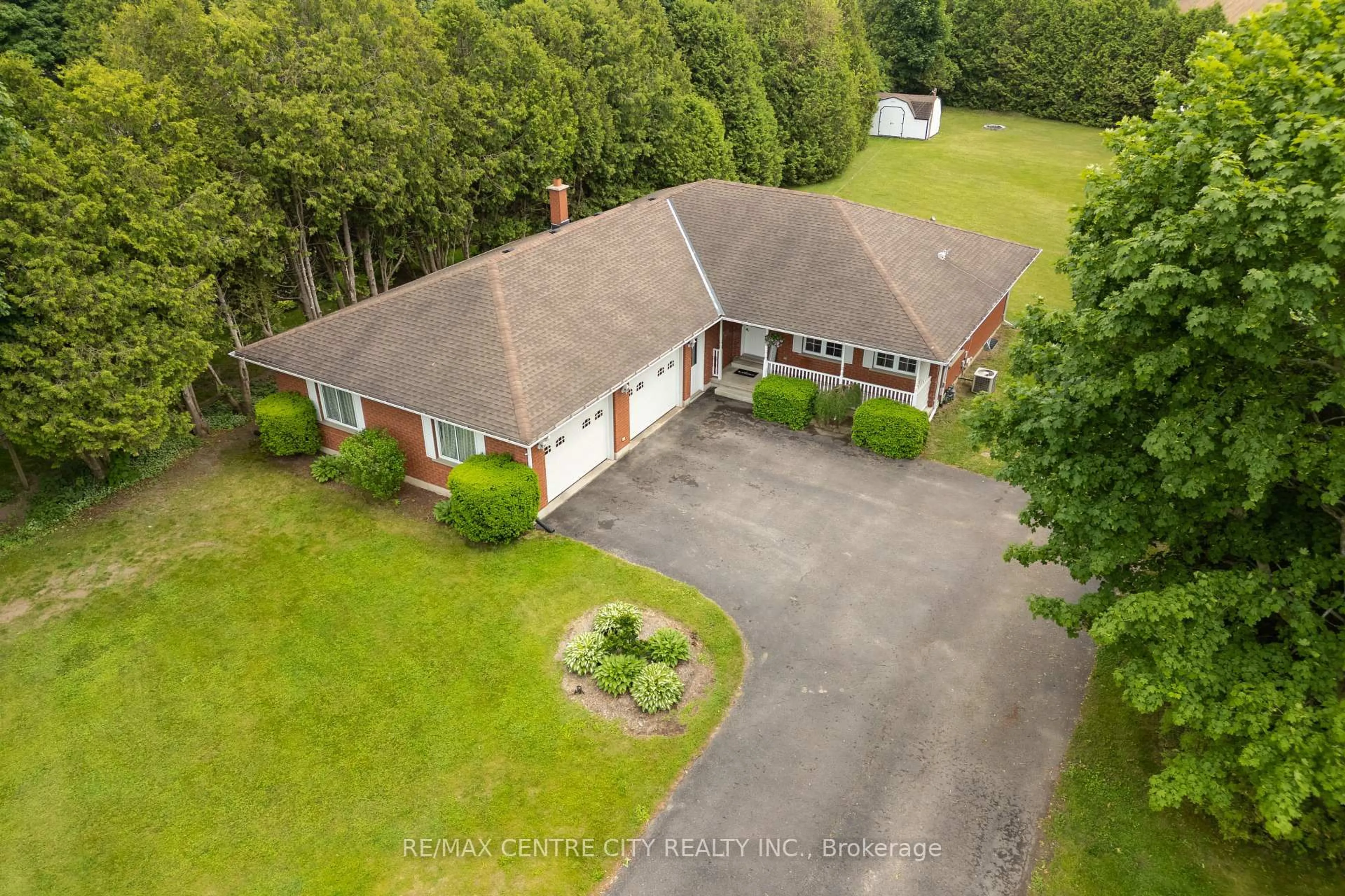 A pic from outside/outdoor area/front of a property/back of a property/a pic from drone, unknown for 56091 Heritage Line, Bayham Ontario N0J 1Y0