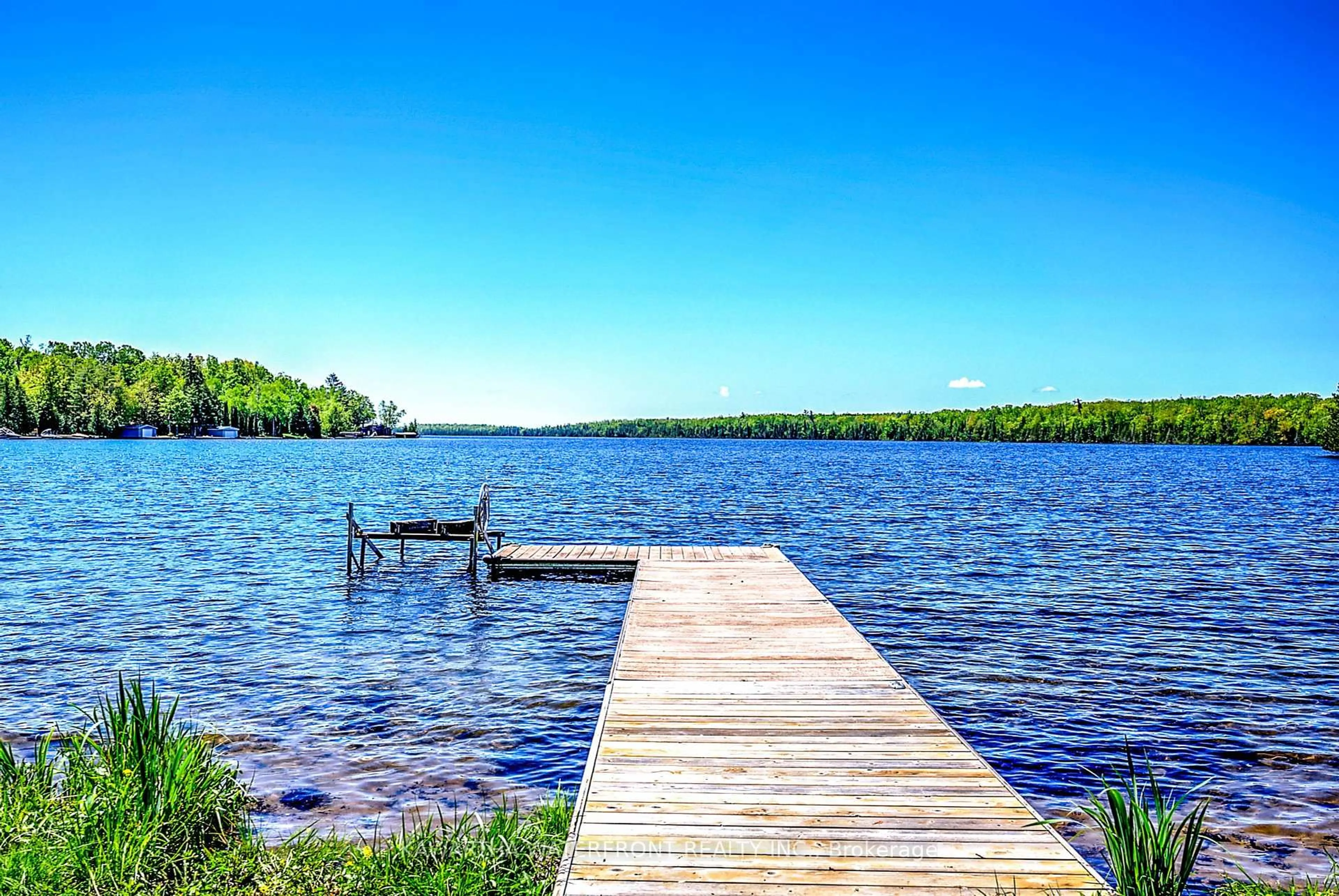 Patio, water/lake/river/ocean view for 32 South Fork Dr, Kawartha Lakes Ontario K0M 1K0