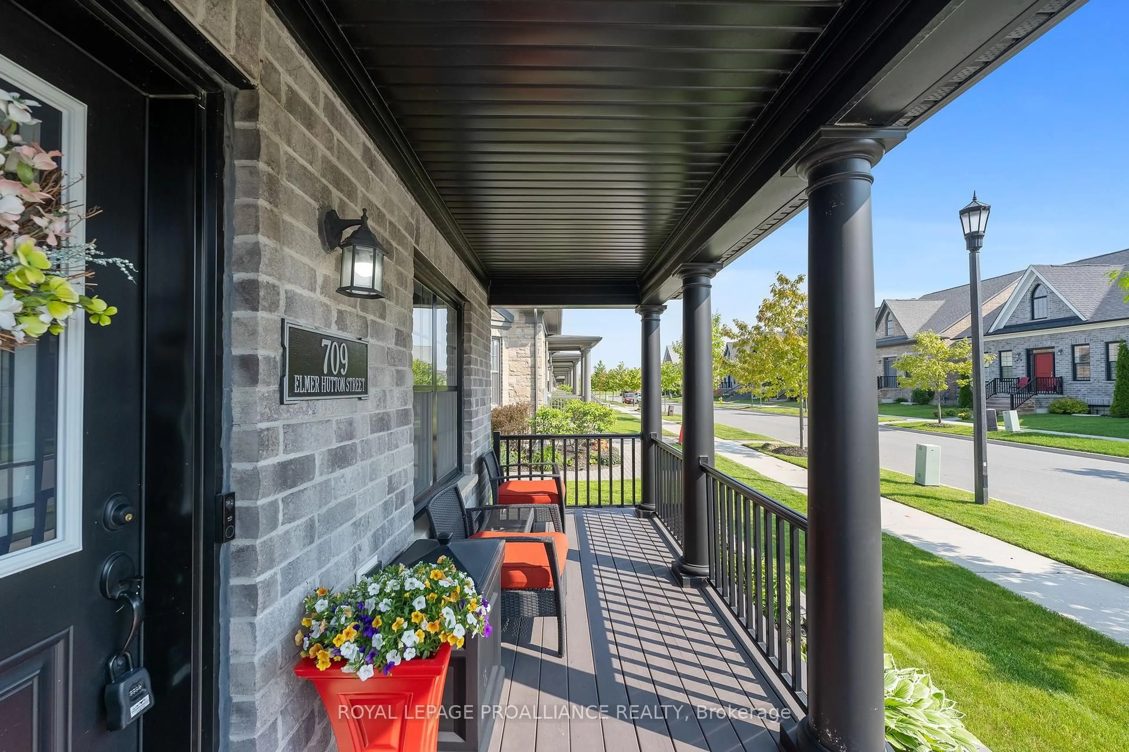 Patio, street for 709 Elmer Hutton St, Cobourg Ontario K9A 0K9