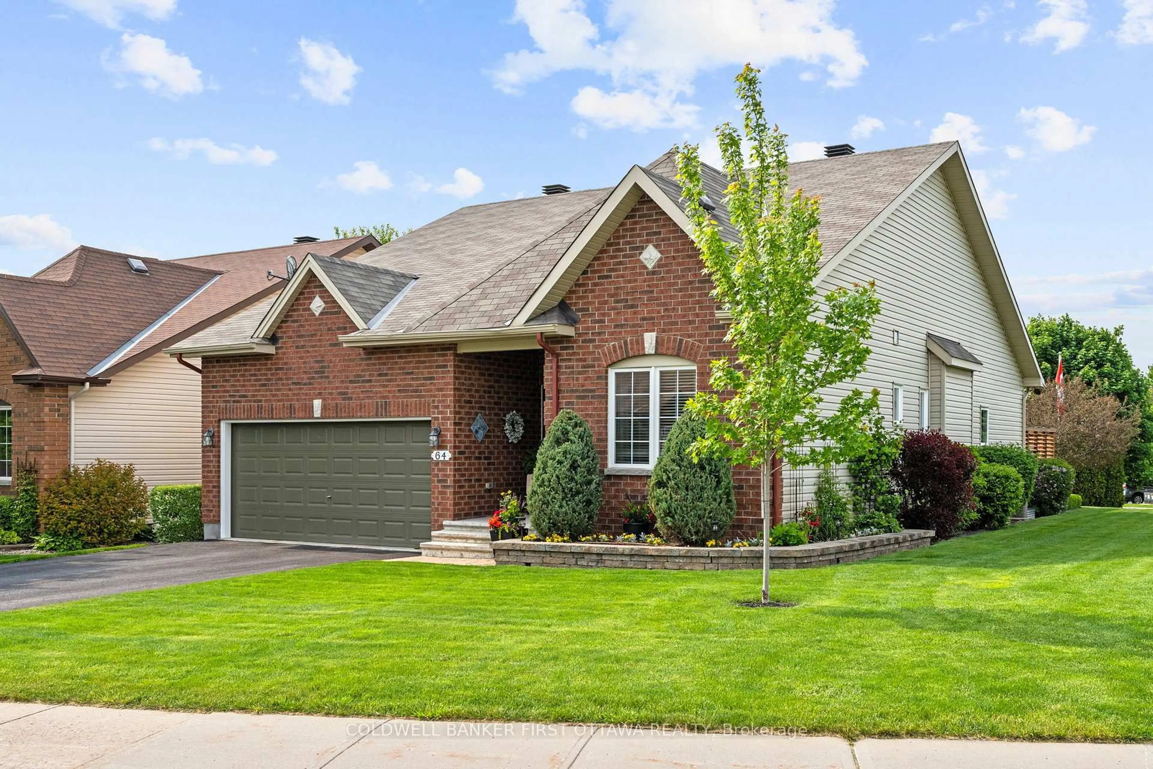 Home with brick exterior material, street for 64 Moe Robillard St, Arnprior Ontario K7S 0C7