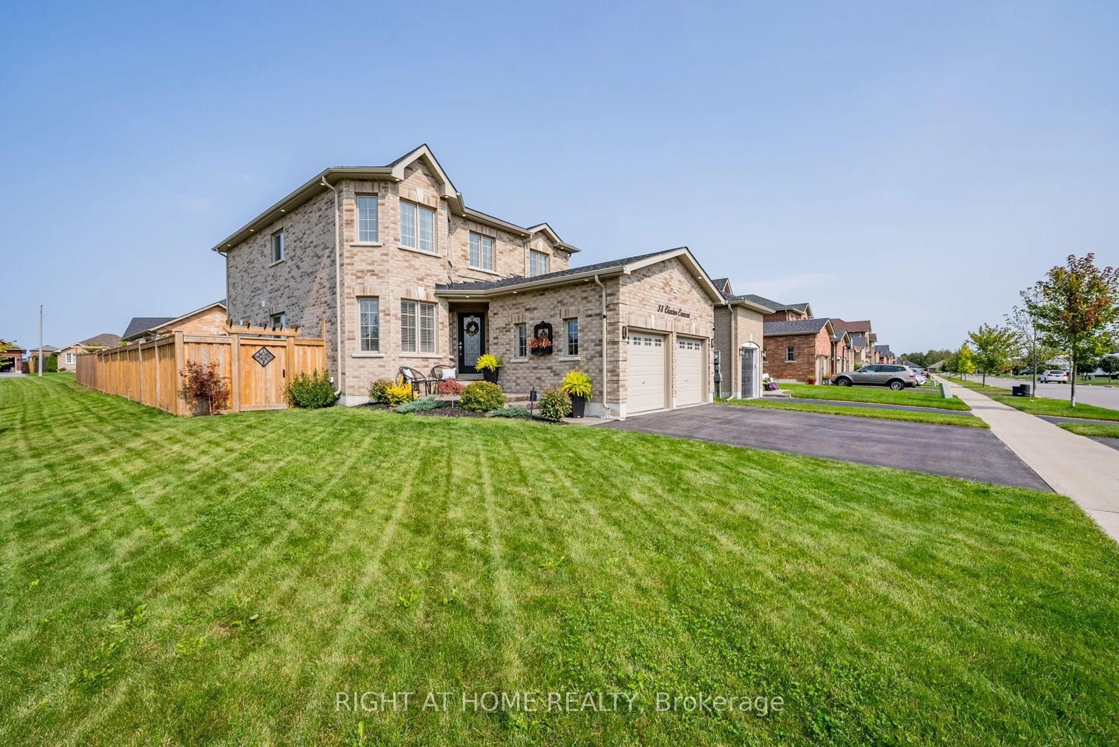 A pic from outside/outdoor area/front of a property/back of a property/a pic from drone, street for 38 Claxton Cres, Kawartha Lakes Ontario K9V 0N2