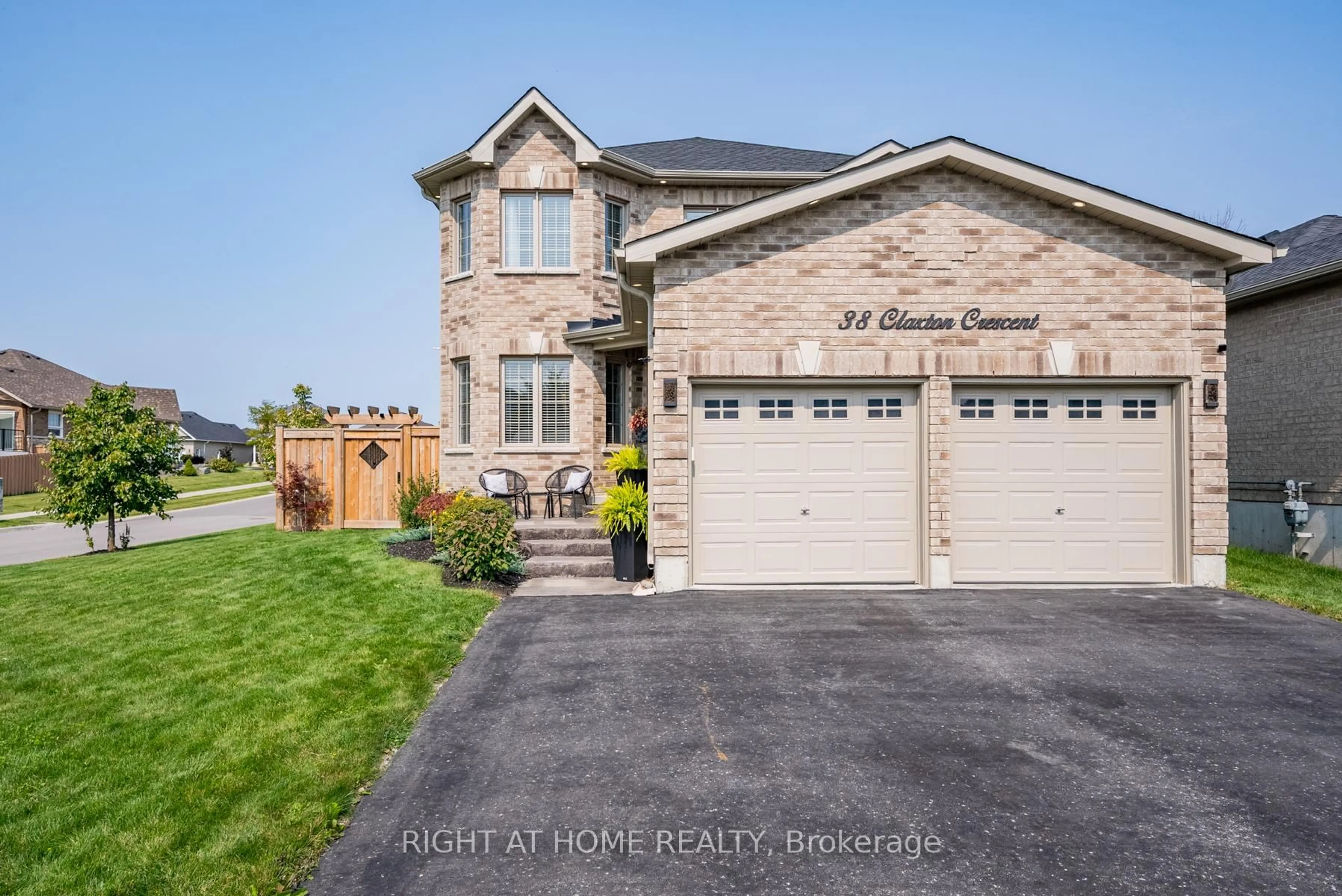 Home with brick exterior material, street for 38 Claxton Cres, Kawartha Lakes Ontario K9V 0N2