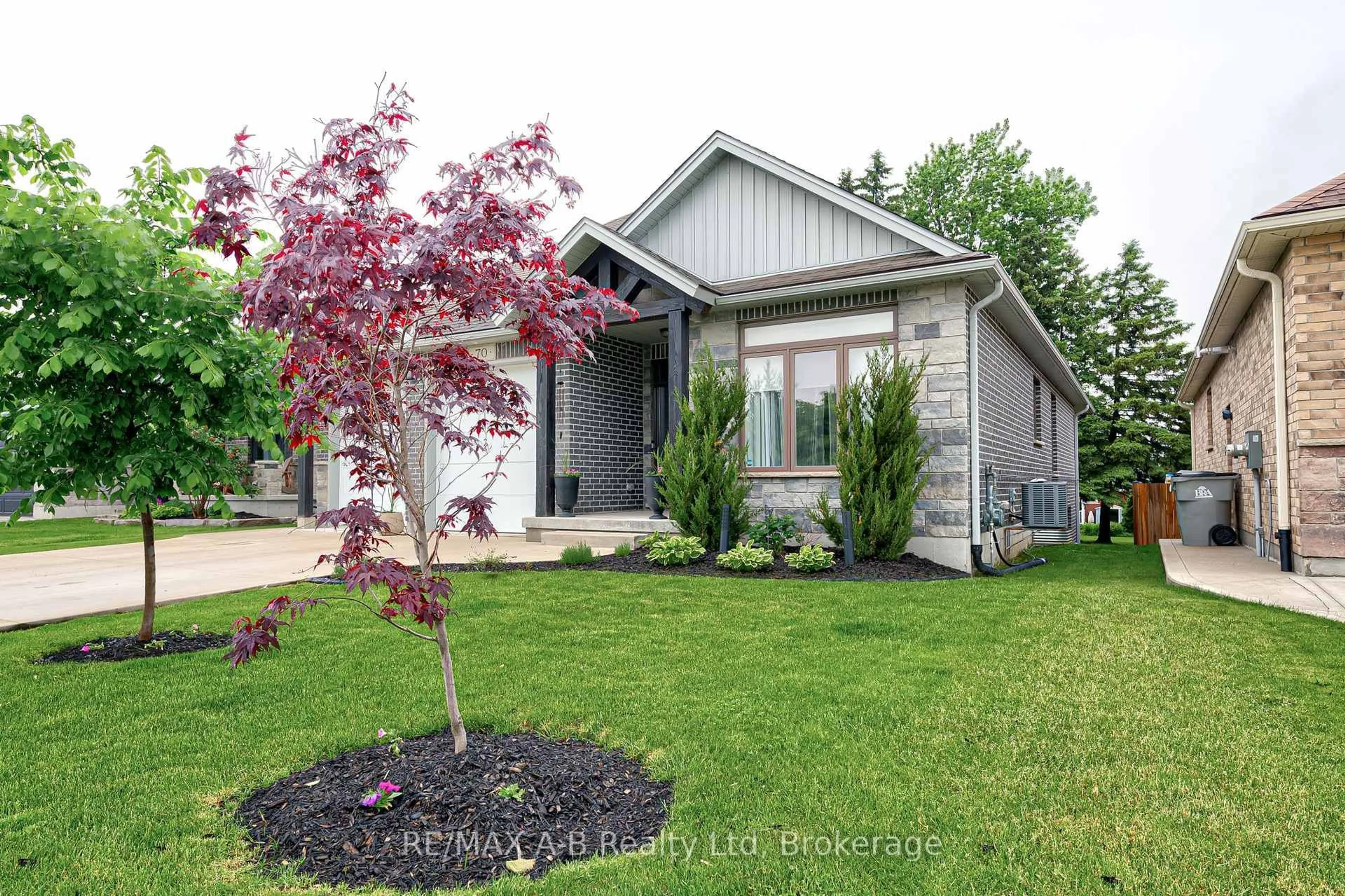 Home with brick exterior material, street for 70 Gerber Dr, Perth East Ontario N0K 1M0