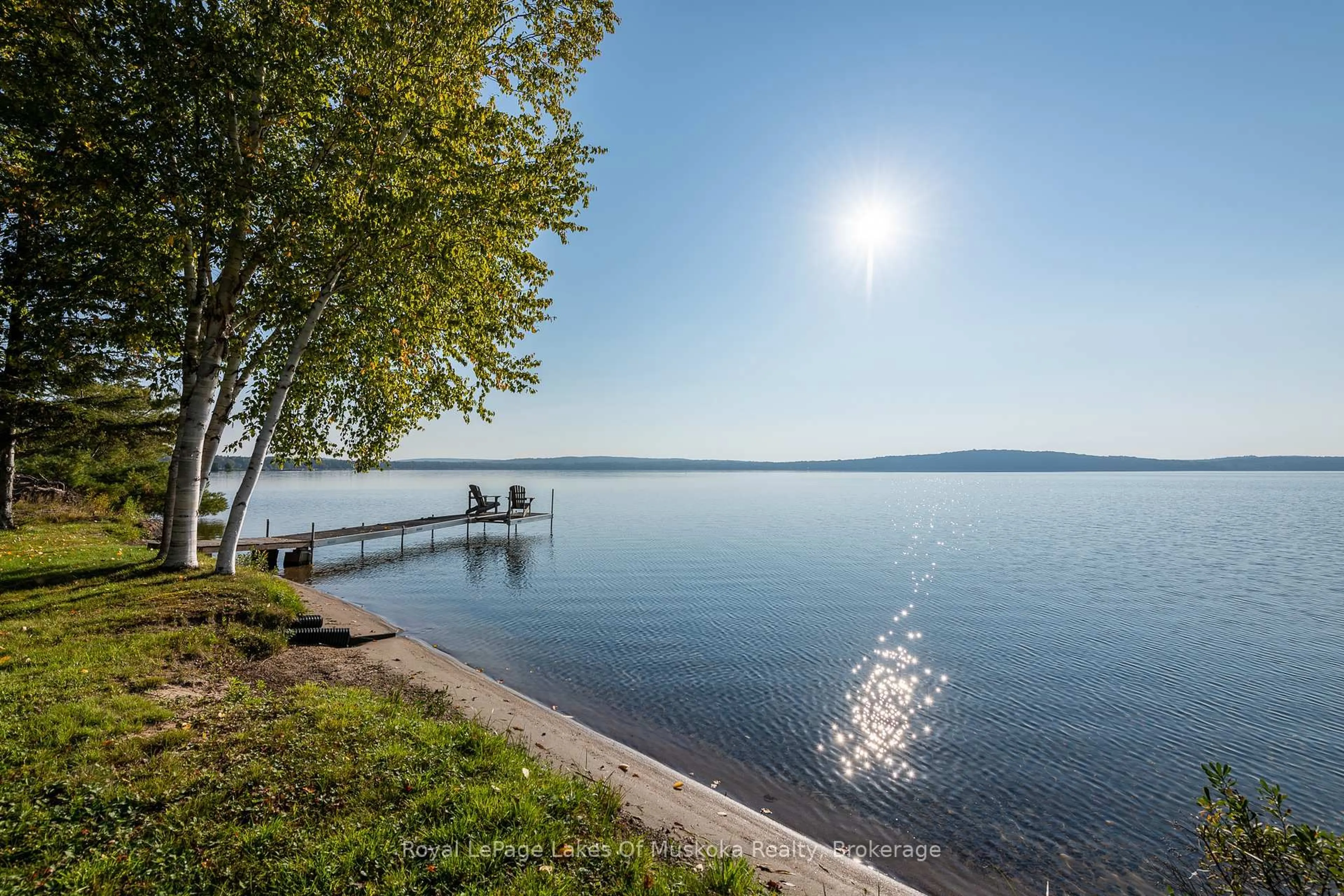 Patio, water/lake/river/ocean view for 7 Lake Bernard Dr, Sundridge Ontario P0A 1Z0
