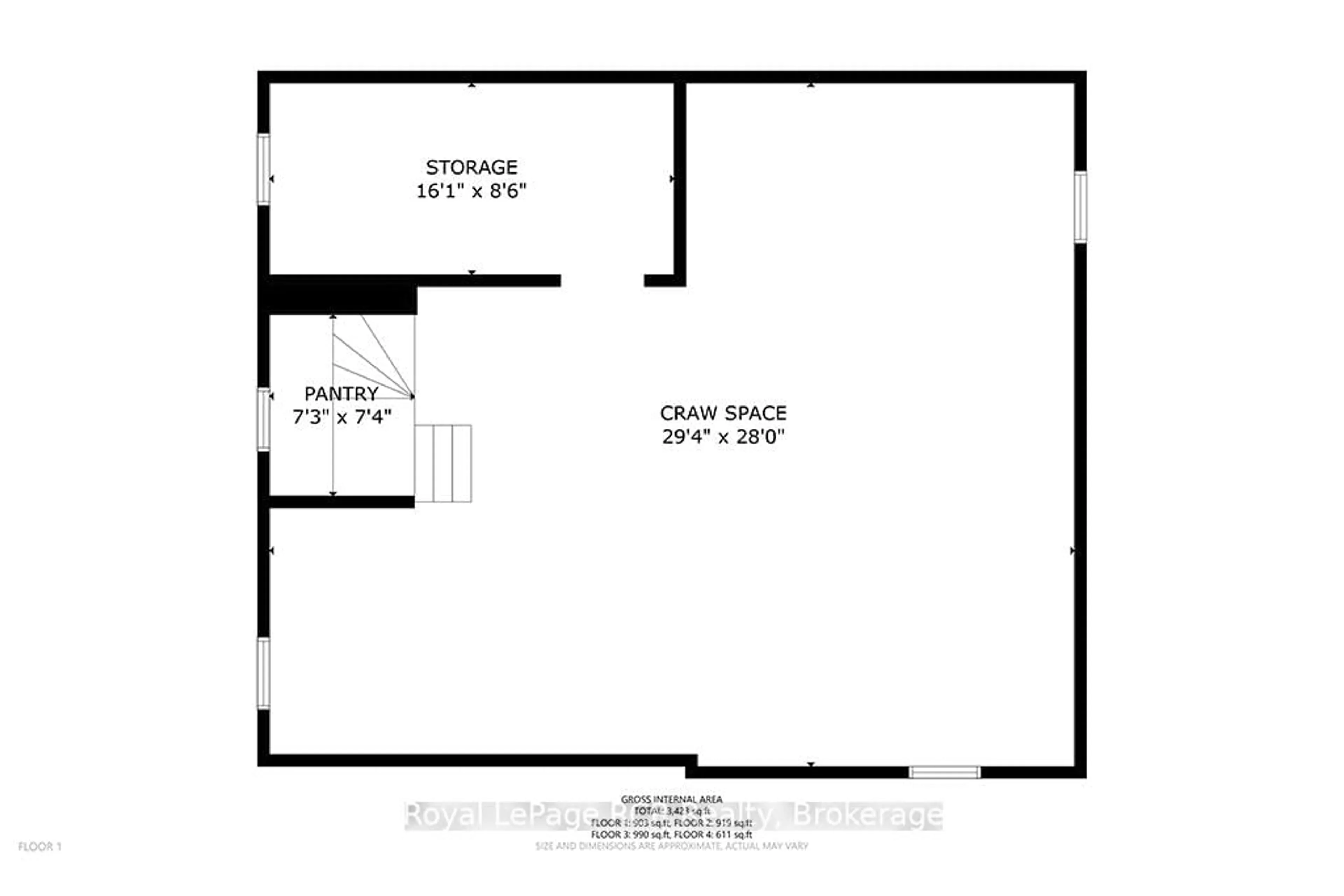 Floor plan for 136 Queen St, South Bruce Peninsula Ontario N0H 1P0