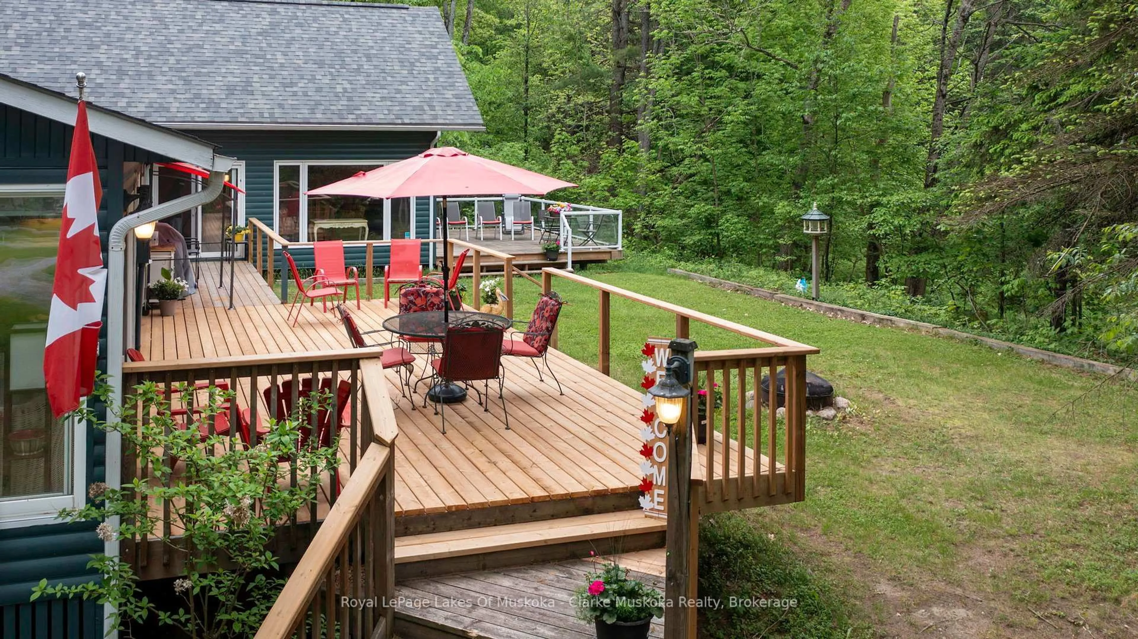 Patio, mountain view for 3998 Hwy 141 #12, Muskoka Lakes Ontario P0C 1J0