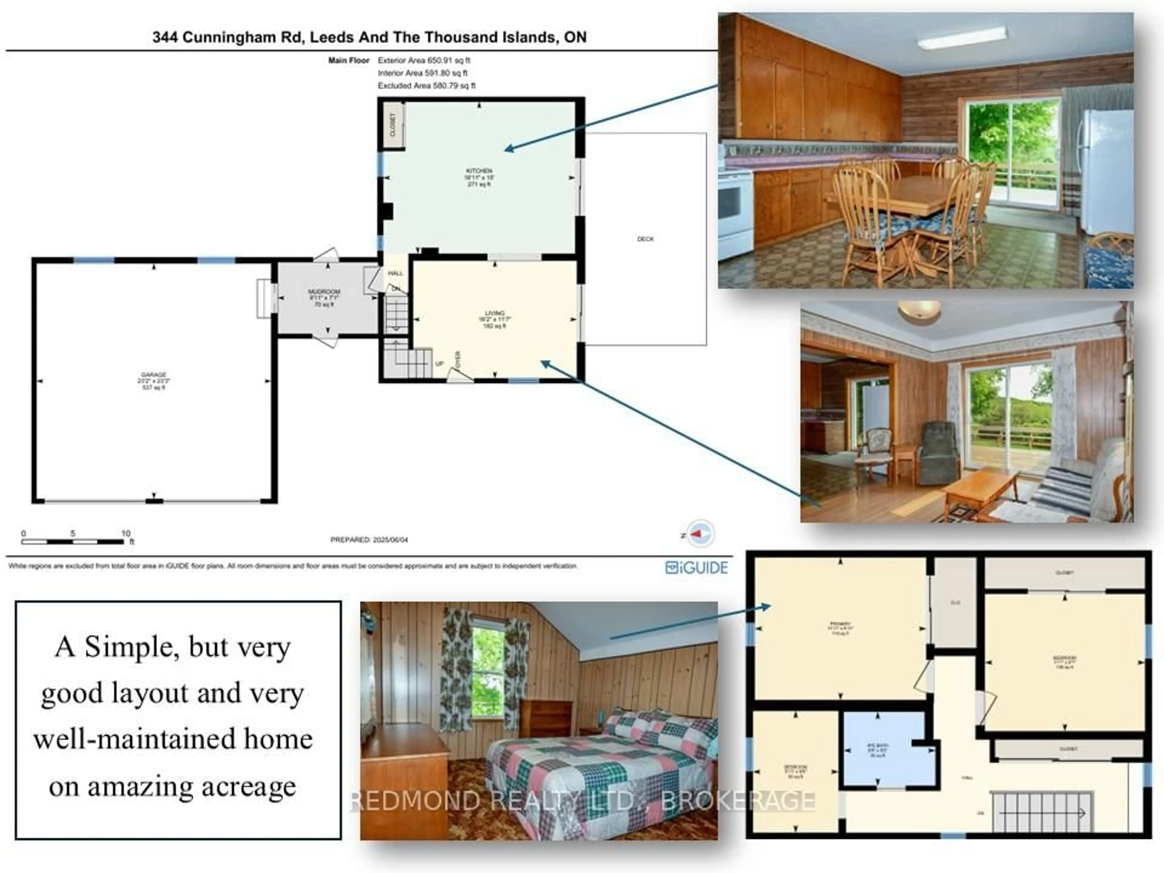 Floor plan for 344 Cunningham Rd, Front of Leeds & Seeleys Bay Ontario K7G 2V4