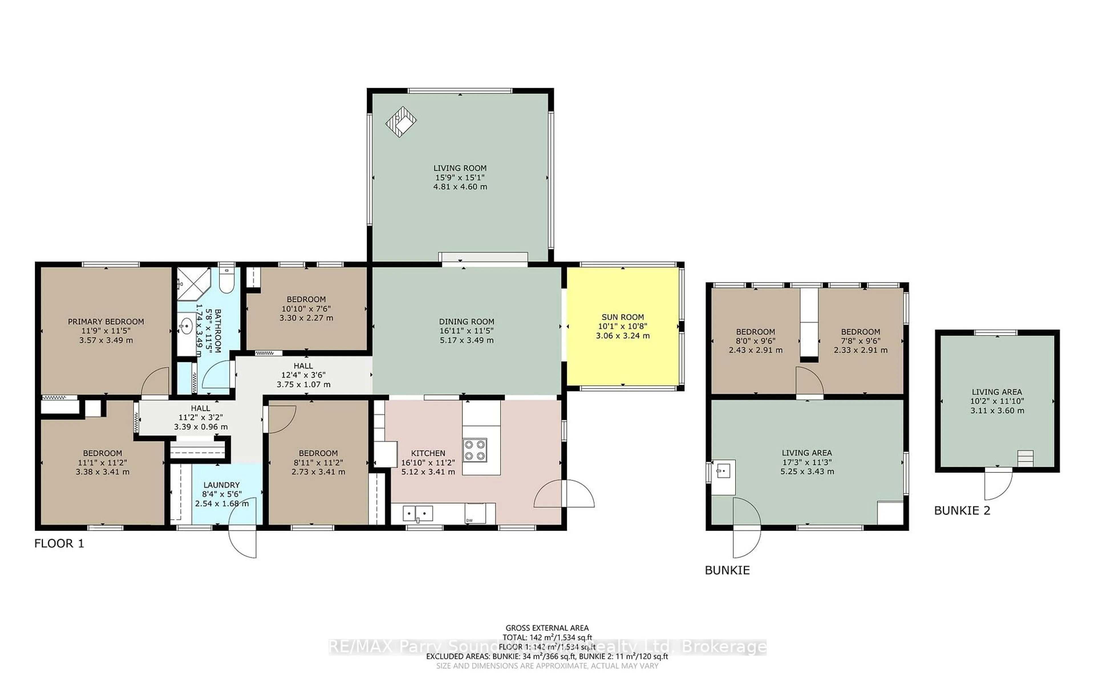 Floor plan for 91 Haystead Bay Rd, Seguin Ontario P2A 0B2