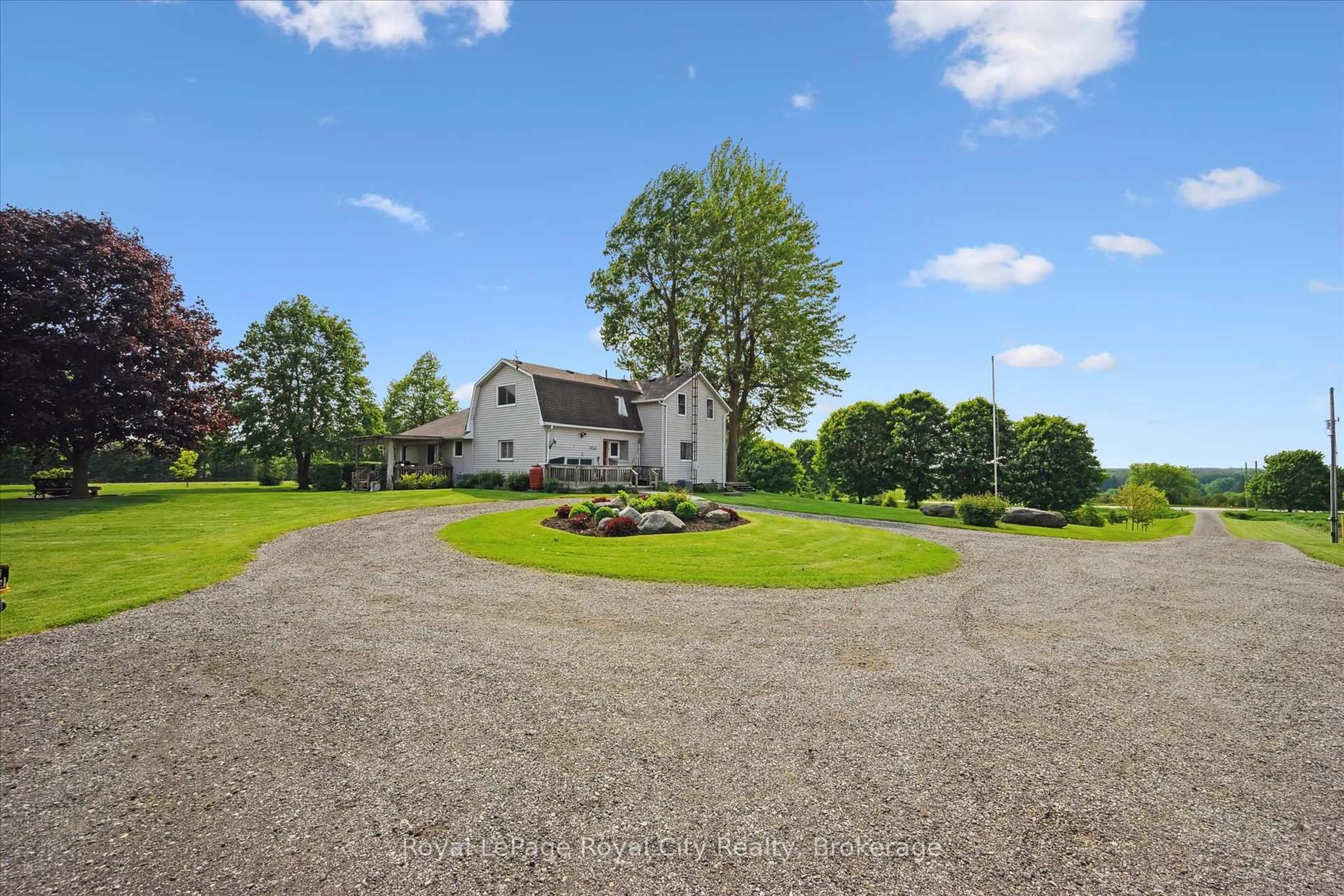 A pic from outside/outdoor area/front of a property/back of a property/a pic from drone, unknown for 7197 Wellington 21 Rd, Centre Wellington Ontario N0B 1B0