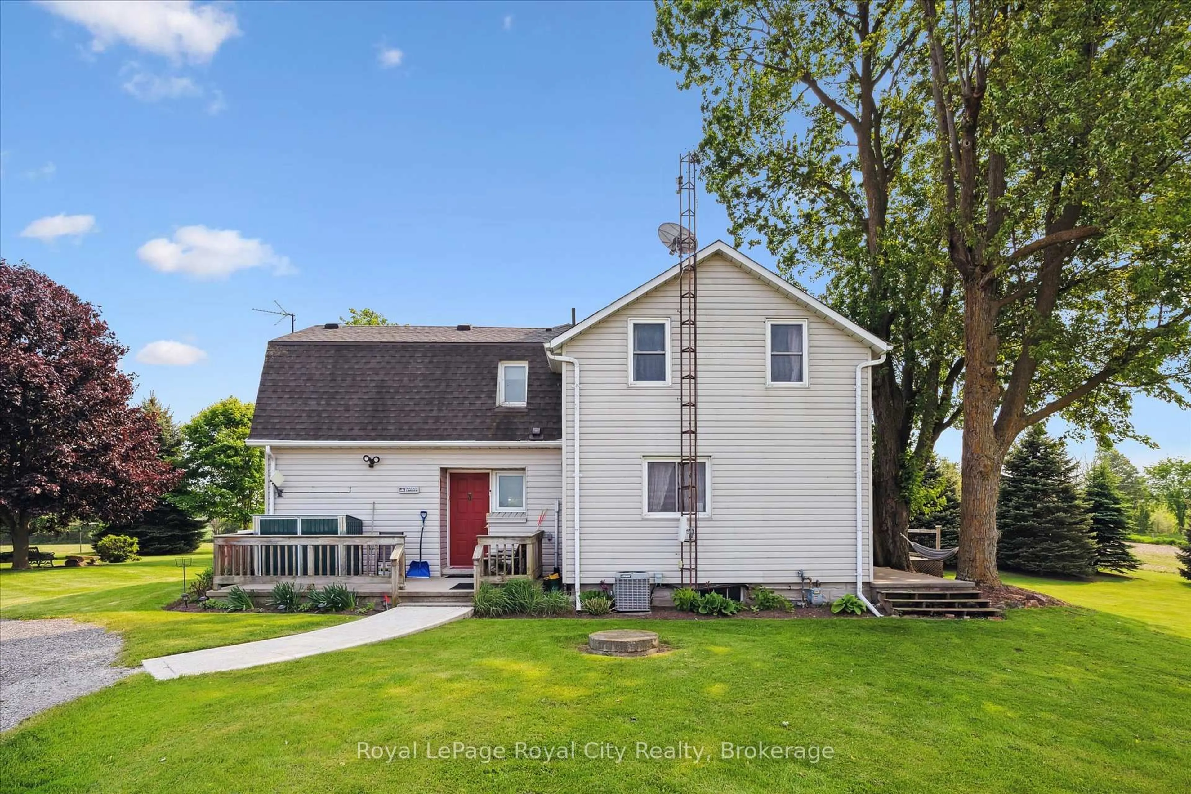 Home with vinyl exterior material, street for 7197 Wellington 21 Rd, Centre Wellington Ontario N0B 1B0