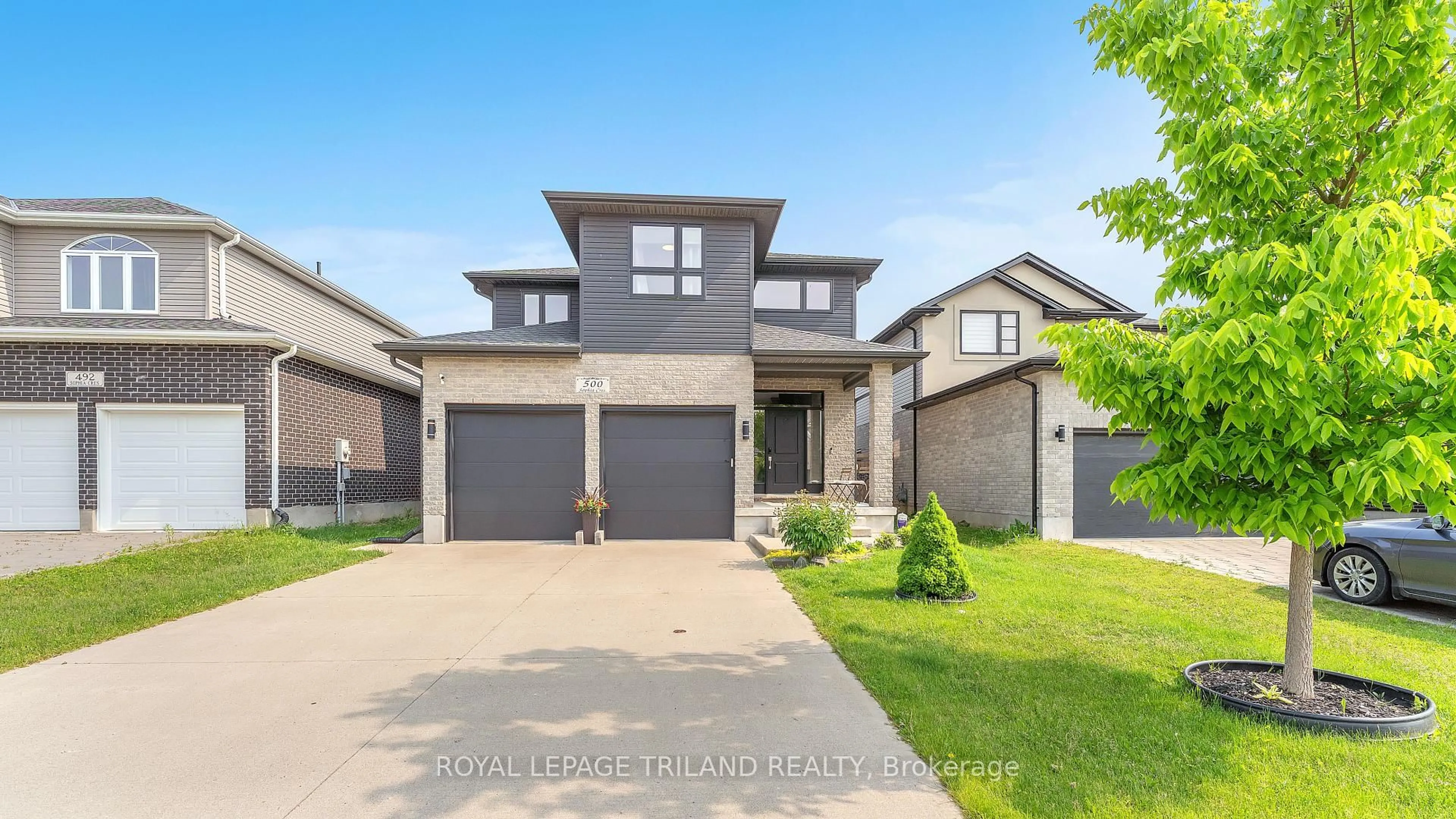 Home with brick exterior material, street for 500 Sophia Cres, London North Ontario N6G 0T5