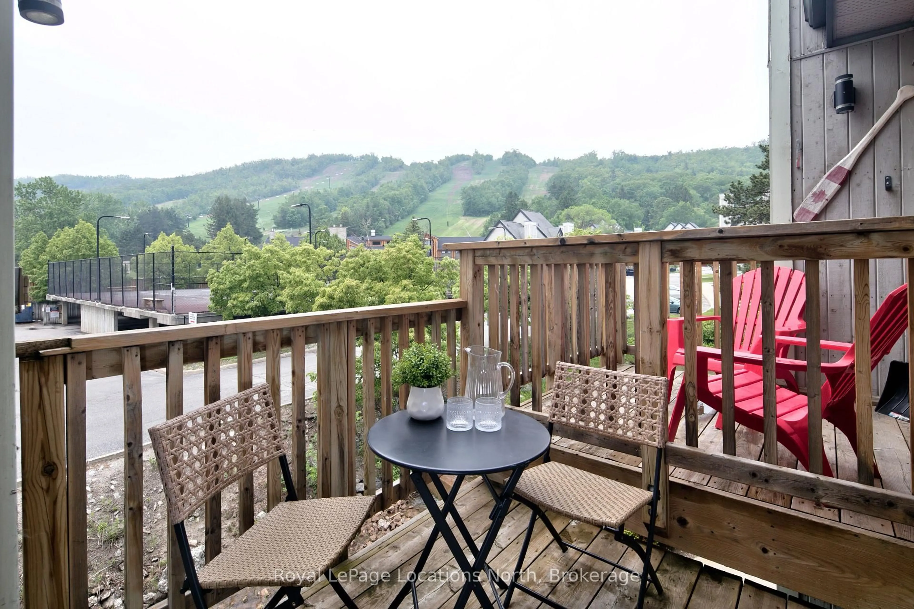 Patio, water/lake/river/ocean view for 796468 Grey 19 Rd #116, Blue Mountains Ontario L9Y 0N6