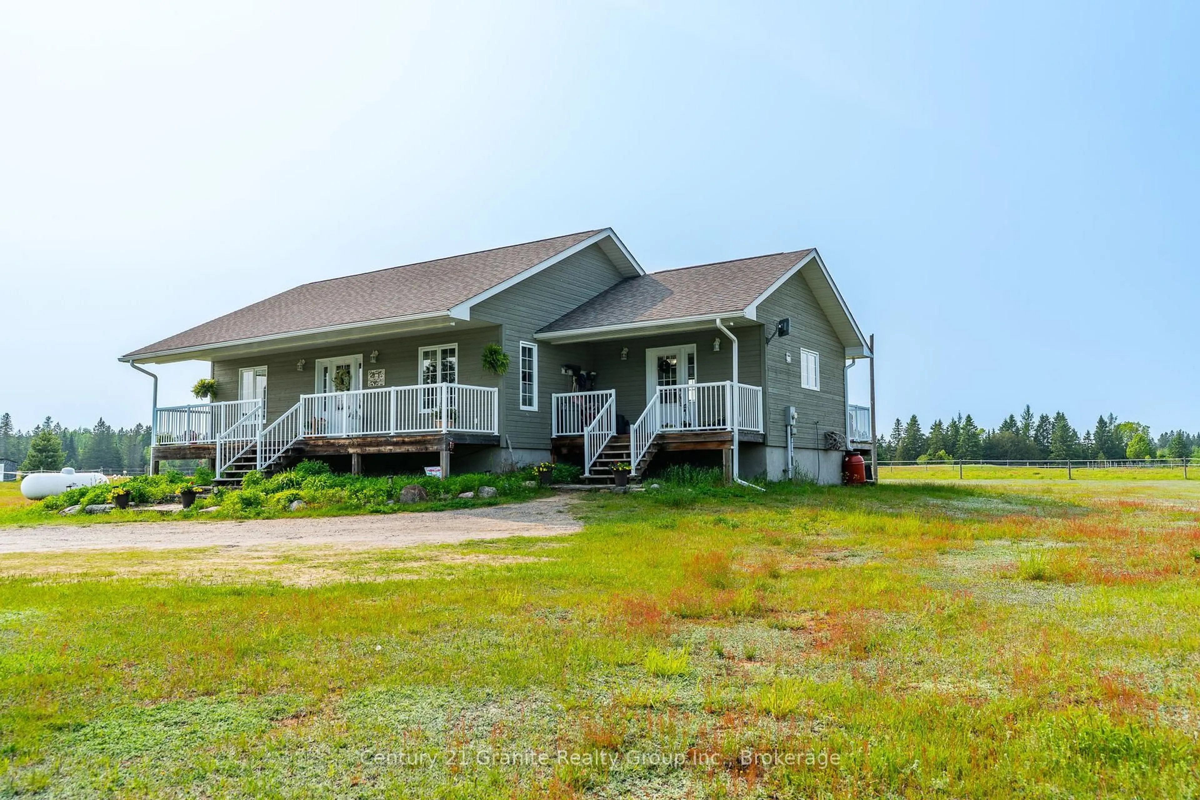 A pic from outside/outdoor area/front of a property/back of a property/a pic from drone, water/lake/river/ocean view for 1190 Ritchie Falls Rd, Minden Hills Ontario K0M 2K0