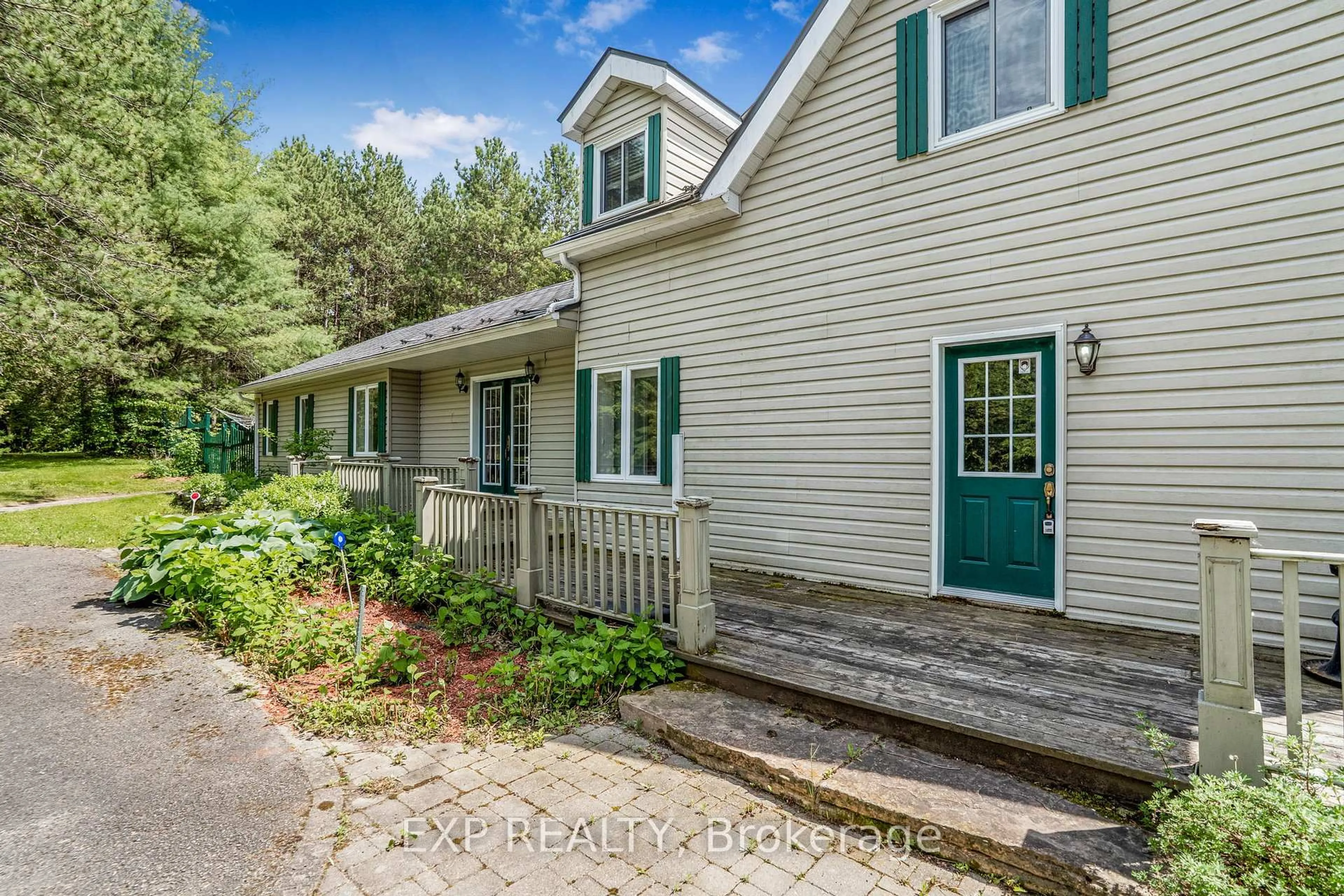 Home with vinyl exterior material, street for 1948 Borris Rd, Champlain Ontario K0B 1R0