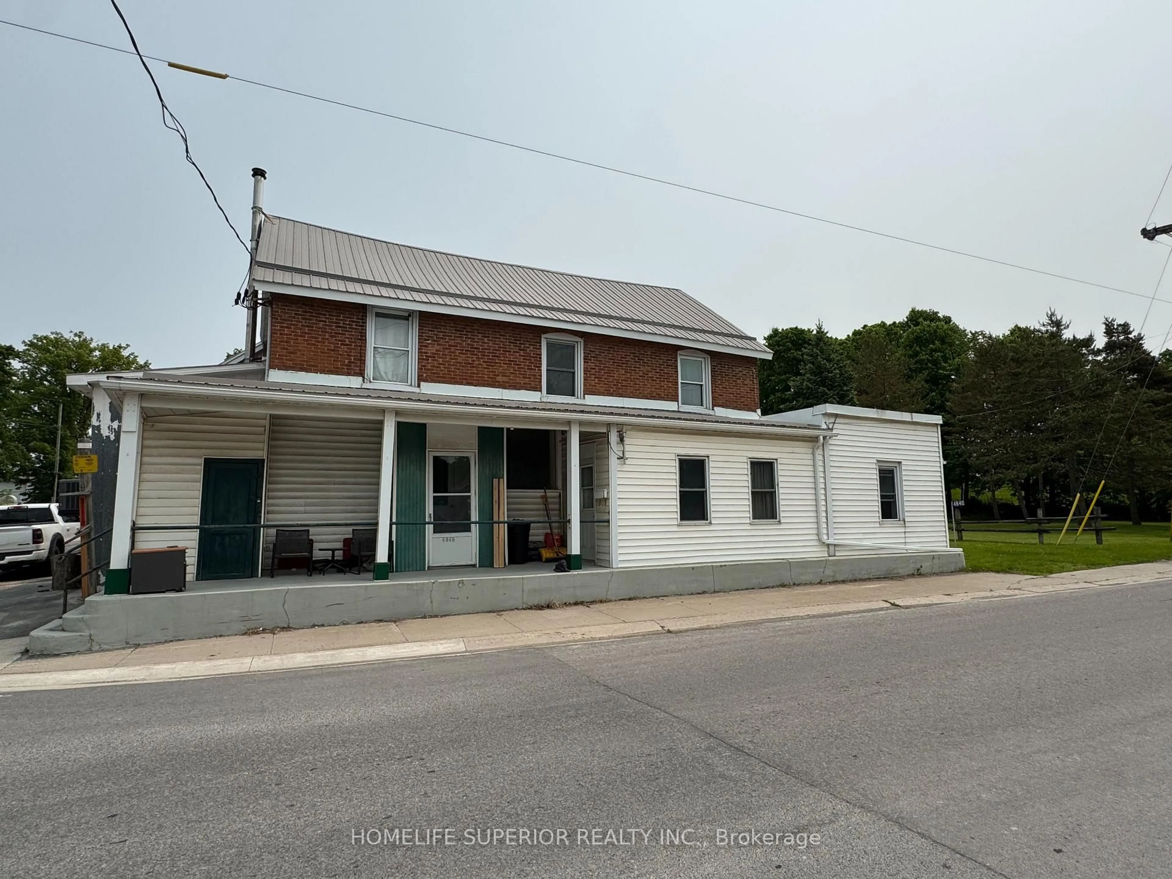 A pic from outside/outdoor area/front of a property/back of a property/a pic from drone, building for 4840 Stirling Marmora Rd, Stirling-Rawdon Ontario K0K 3C0