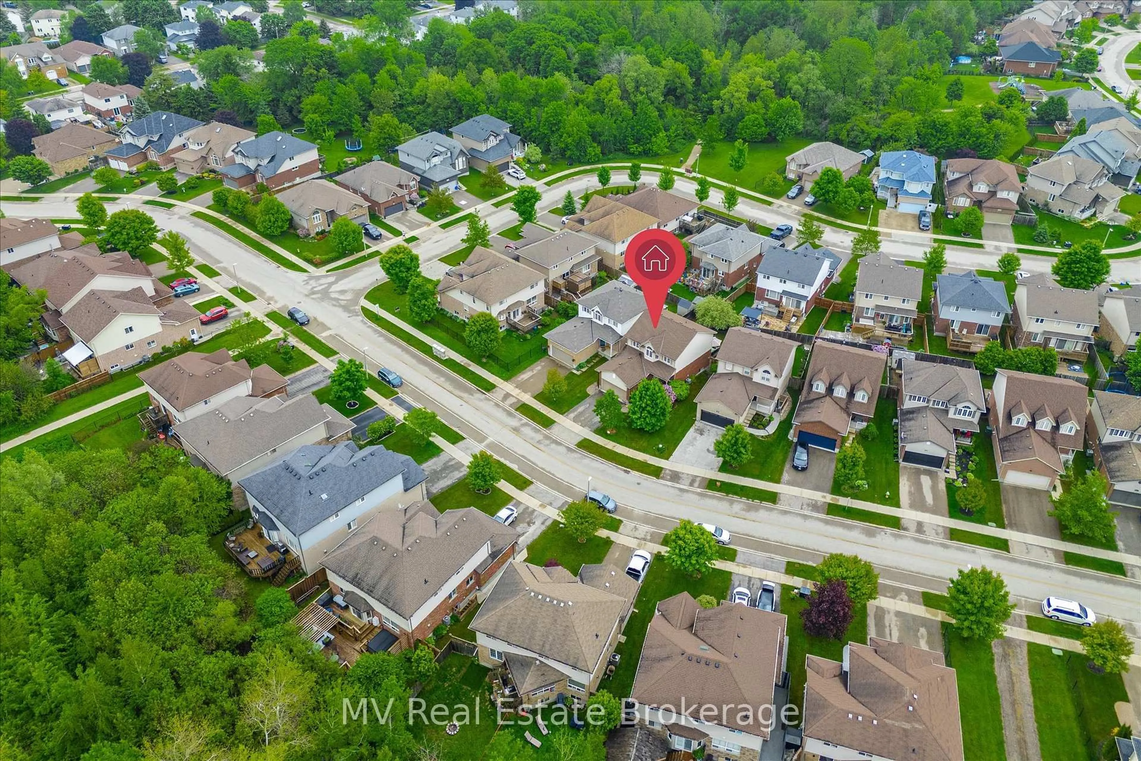 A pic from outside/outdoor area/front of a property/back of a property/a pic from drone, street for 571 Black St, Centre Wellington Ontario N1M 0A3