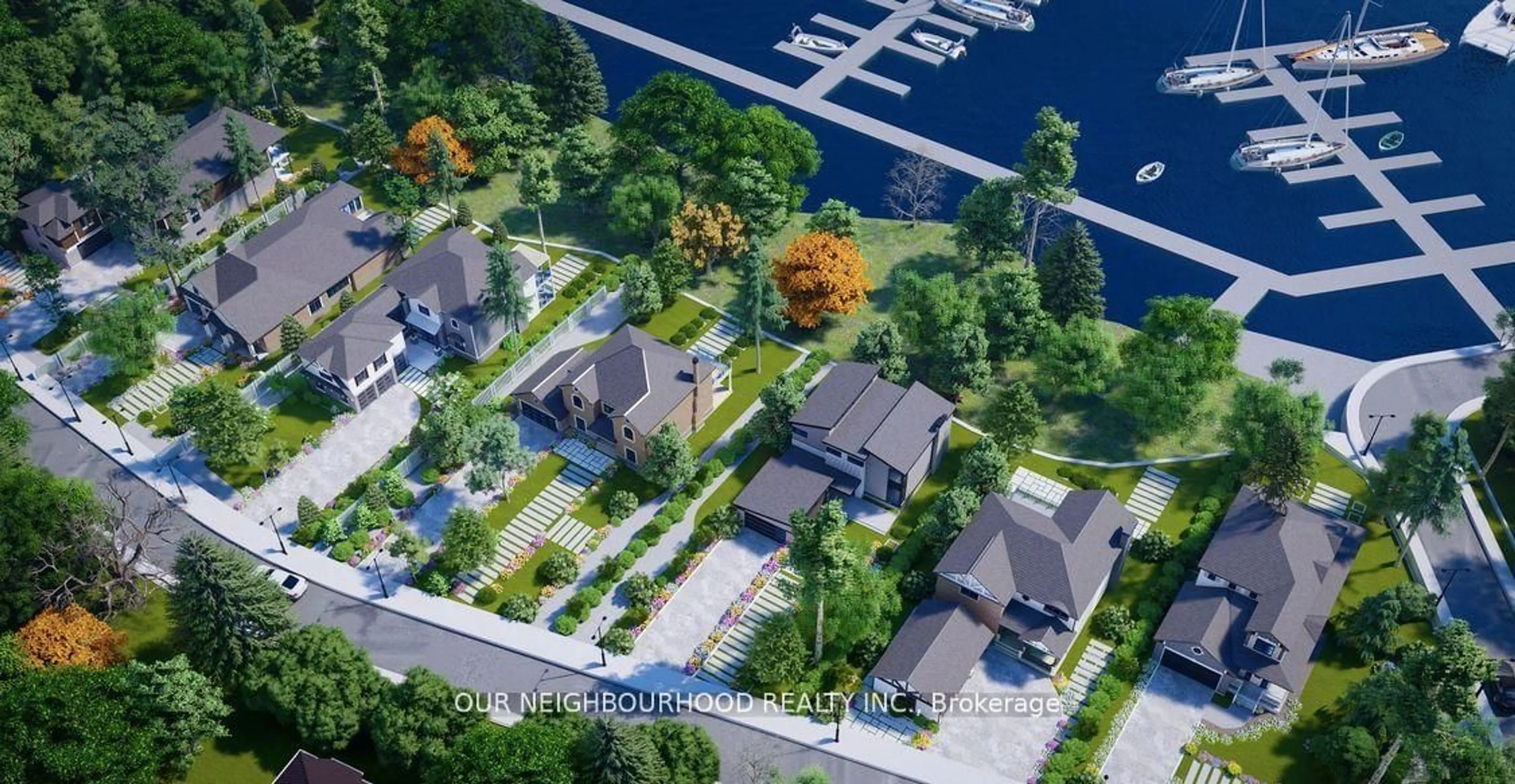 A pic from outside/outdoor area/front of a property/back of a property/a pic from drone, water/lake/river/ocean view for 133 Villeneuve Dr, Prince Edward County Ontario K0K 2T0