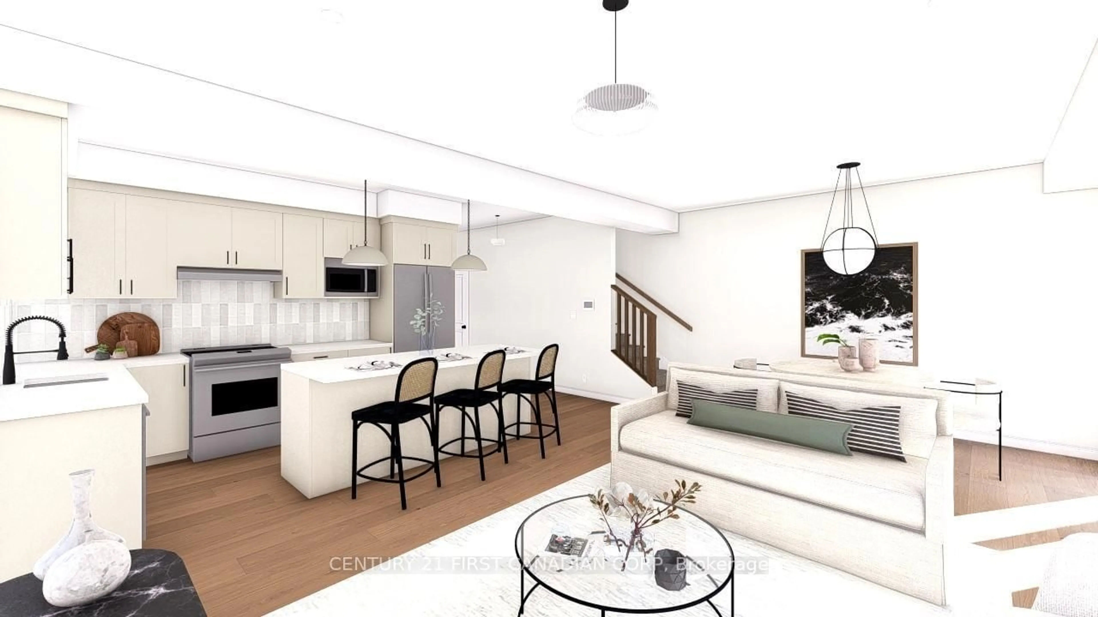 Open concept kitchen, unknown for 6989 Heathwoods Ave, London South Ontario N6P 1H3