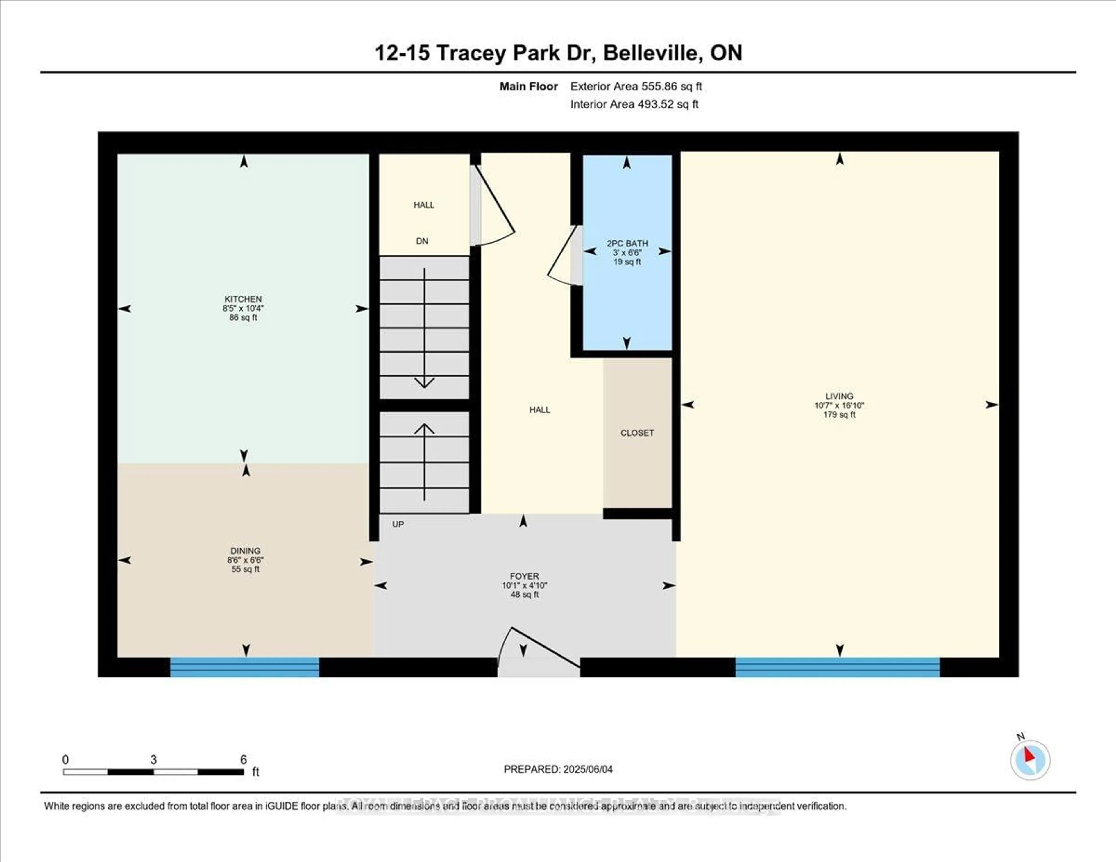 Floor plan for 15 Tracey Park Dr #12, Belleville Ontario K8P 4R4