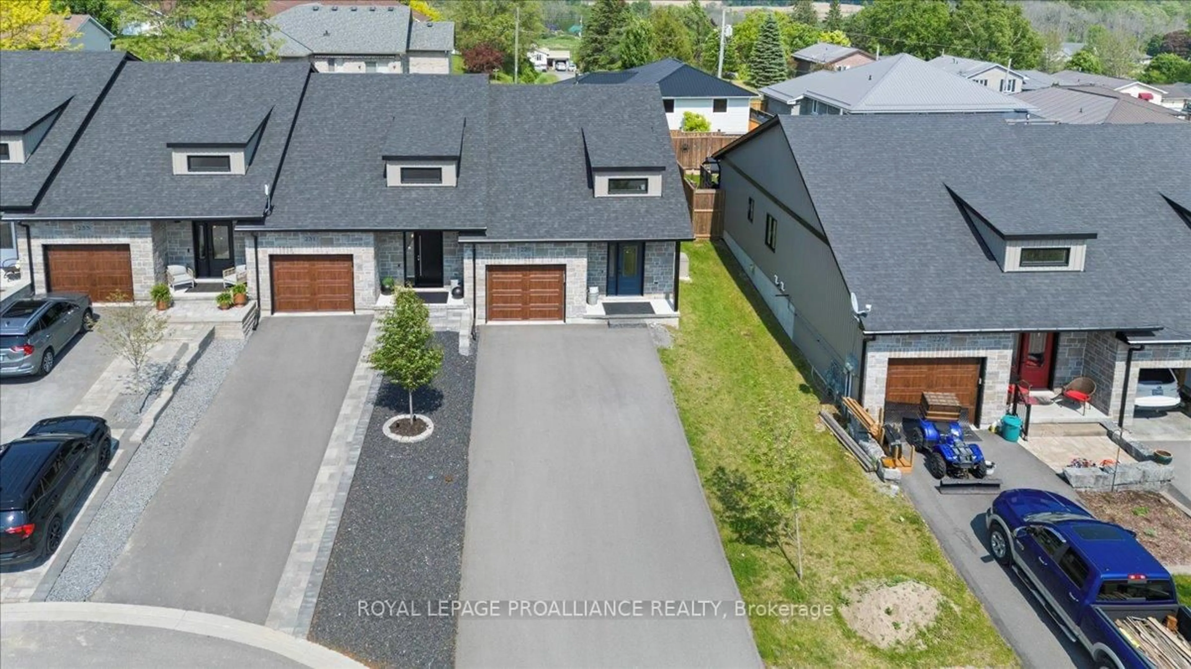 A pic from outside/outdoor area/front of a property/back of a property/a pic from drone, street for 229 Baker St, Stirling Ontario K0K 3E0