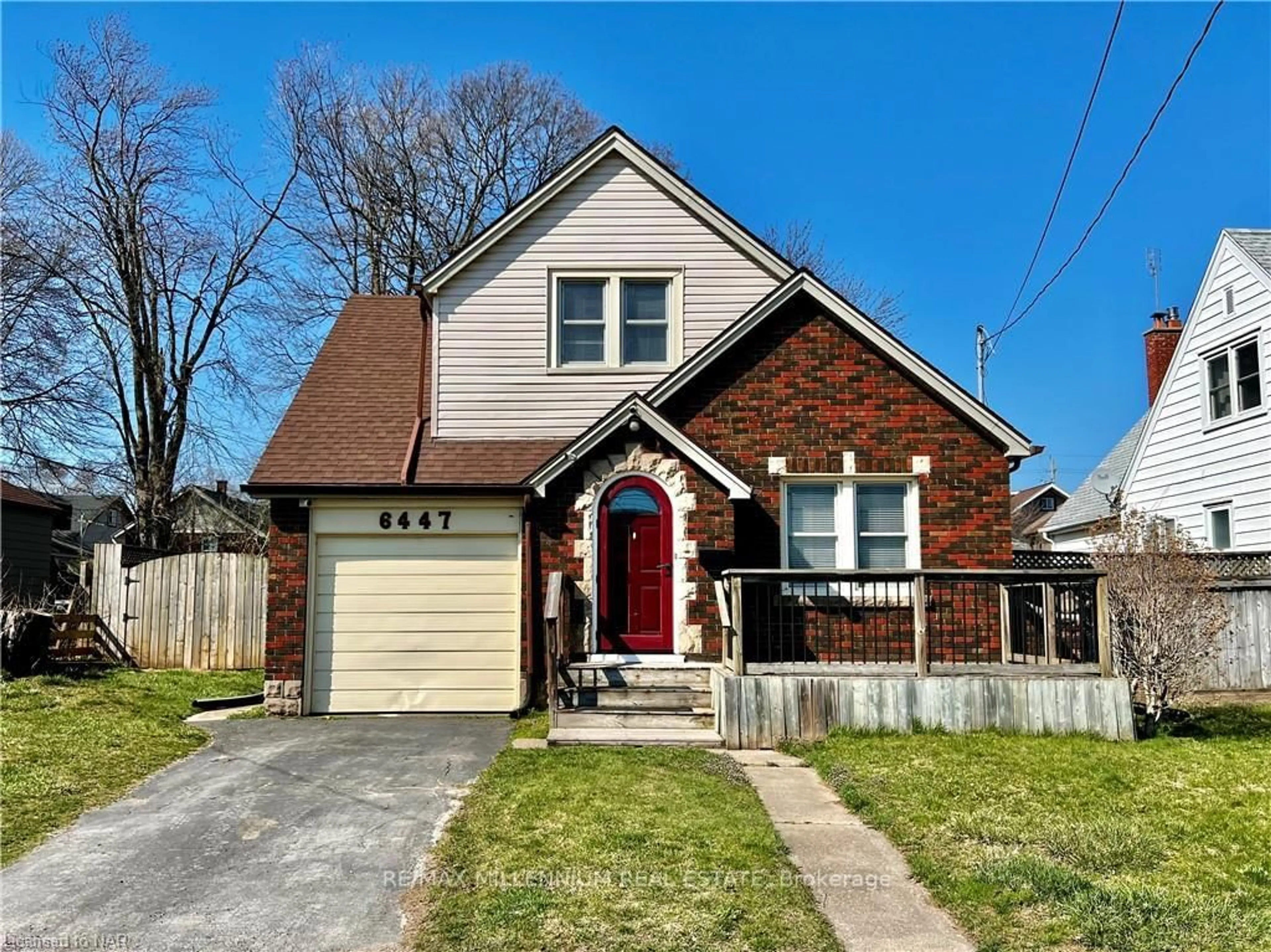 Home with brick exterior material, street for 6447 BARKER St, Niagara Falls Ontario L2G 1Y6