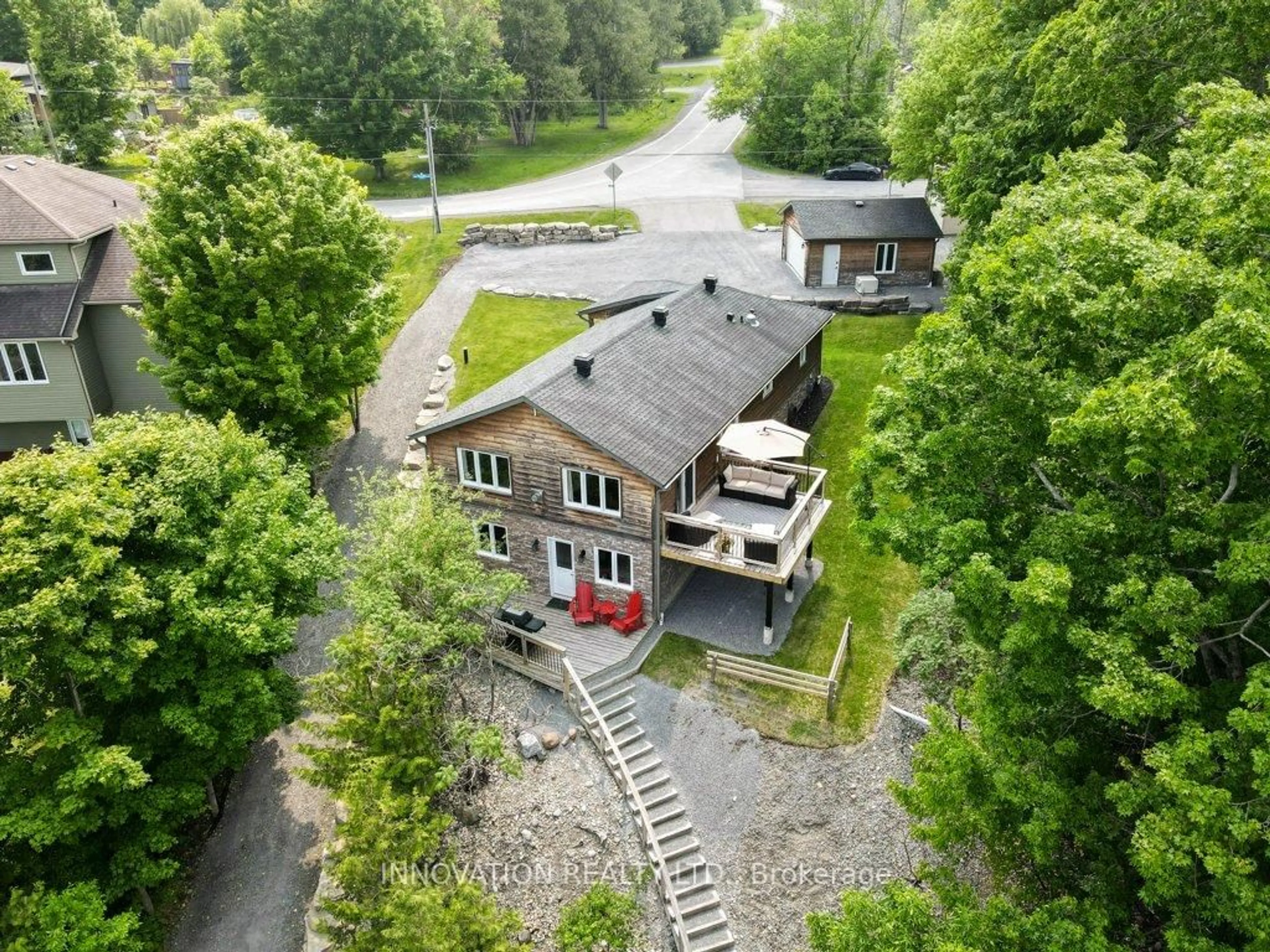 A pic from outside/outdoor area/front of a property/back of a property/a pic from drone, unknown for 4494 Tranquility Lane, Ottawa Ontario K0A 3M0